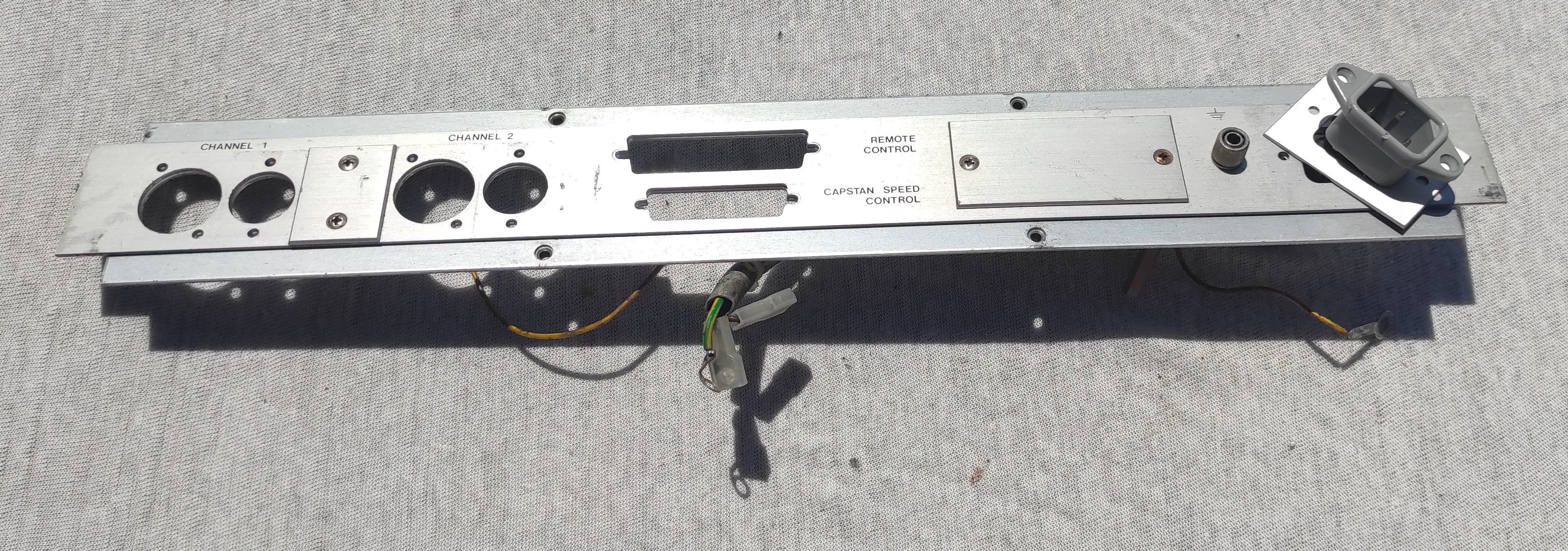 Studer ReVox B67 connectors panel #2