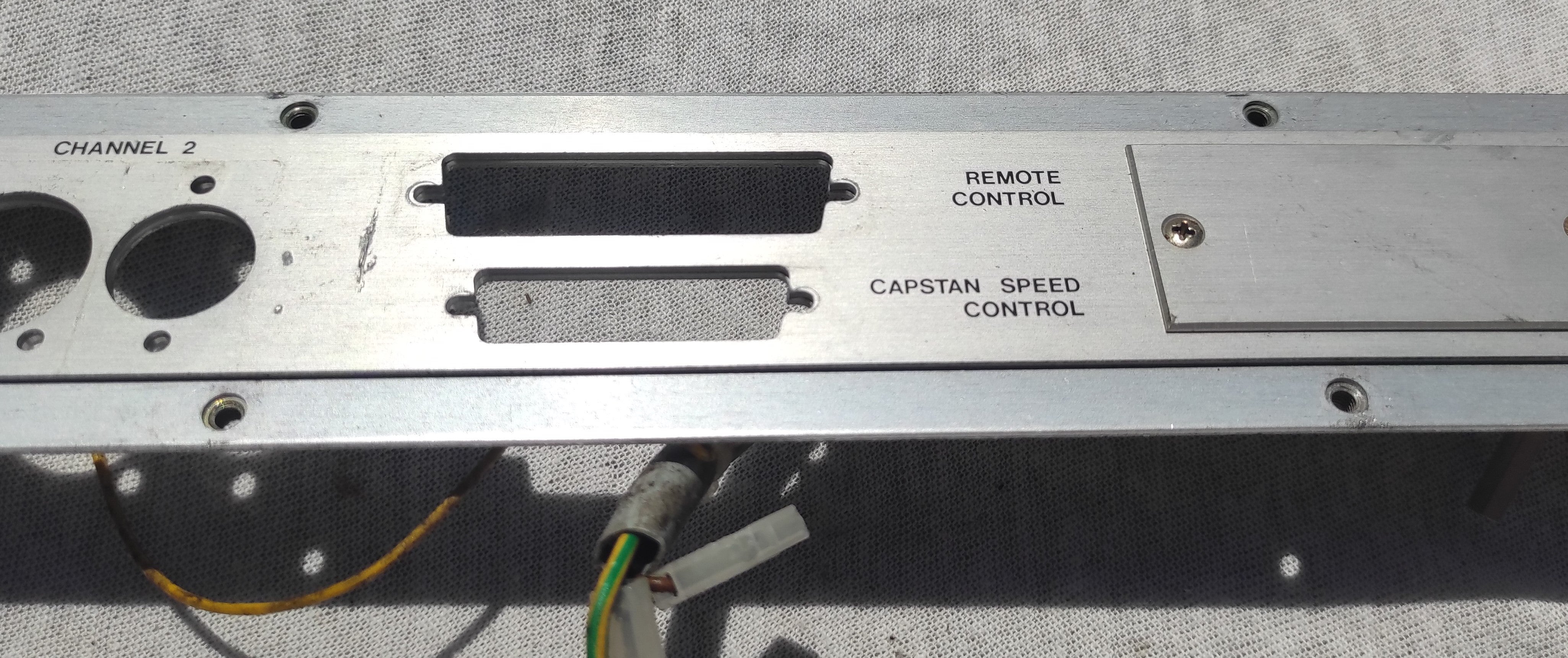 Studer ReVox B67 connectors panel #2