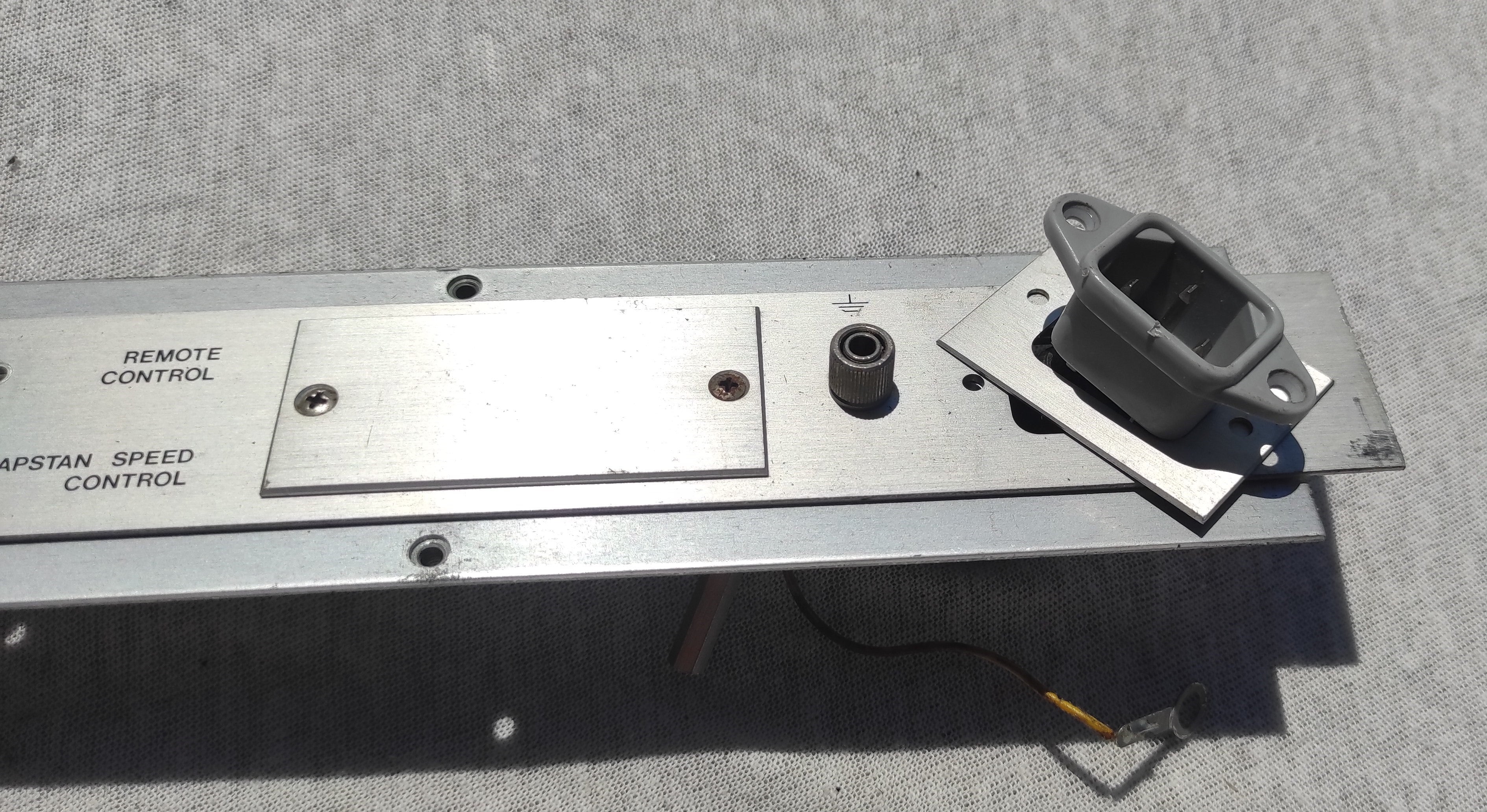 Studer ReVox B67 connectors panel #2