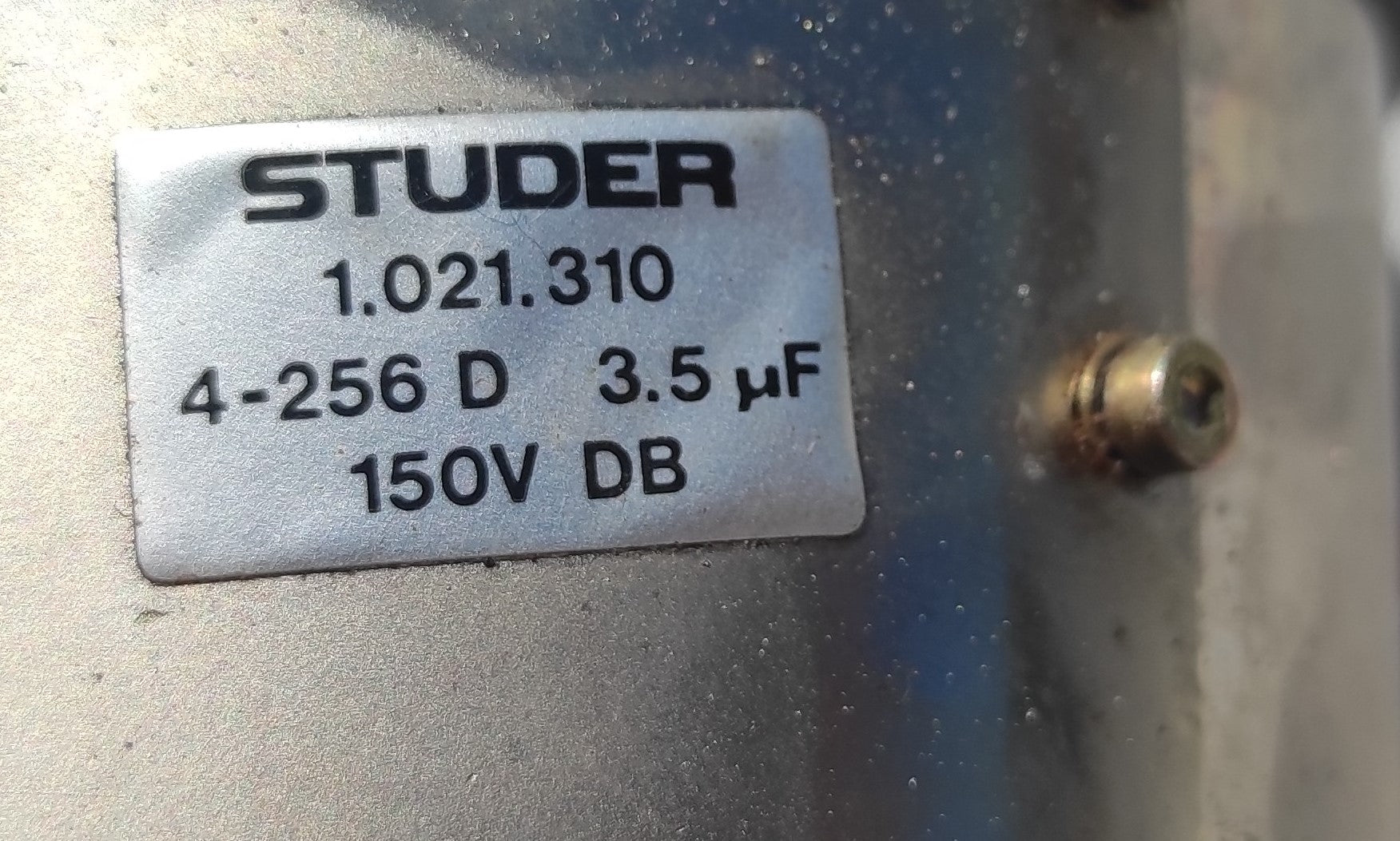 Studer ReVox B67 1.021.310 capstan motor working, in good condition #1