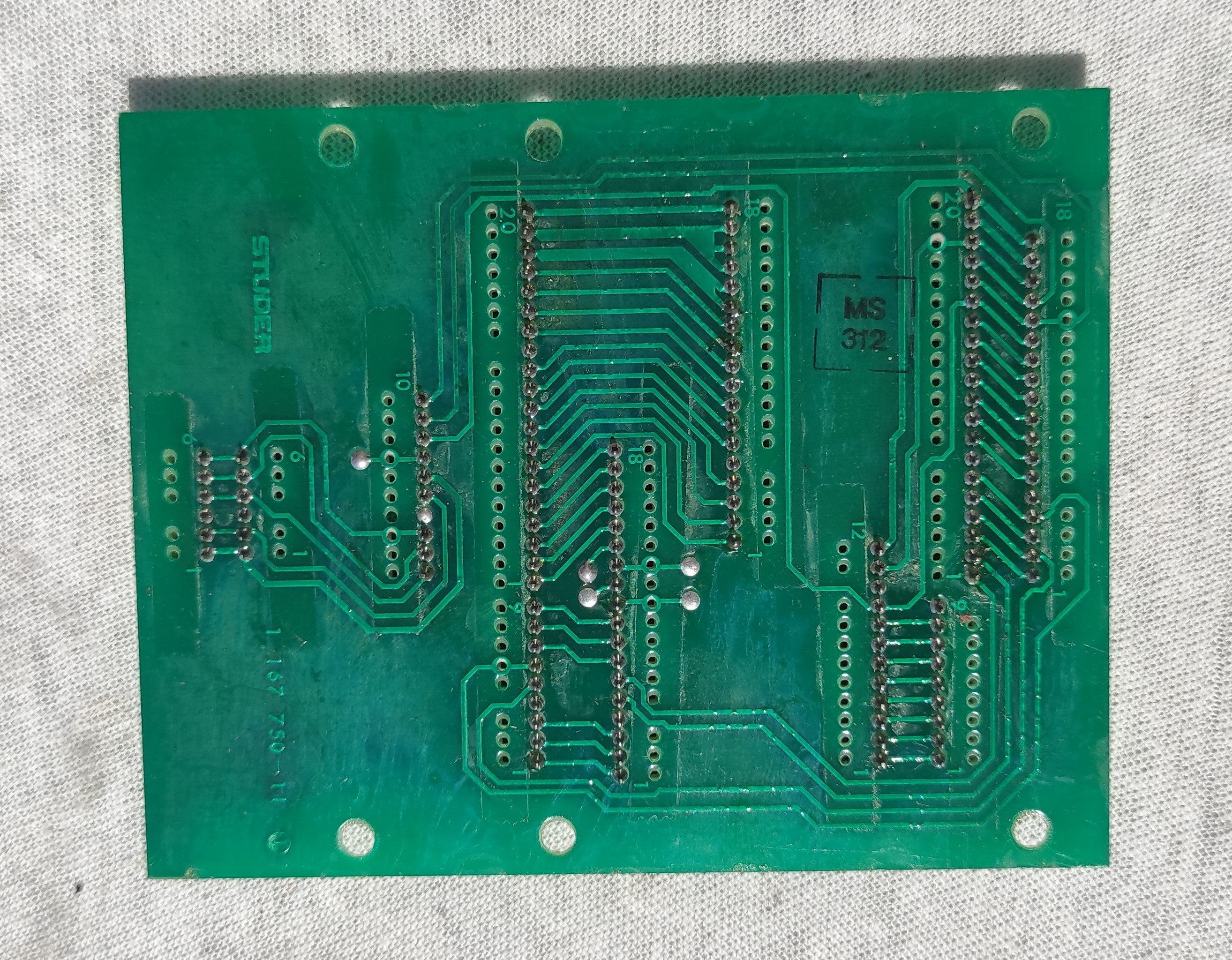 Studer ReVox B67 interconnection 1.167.750-11 PCB not tested #2