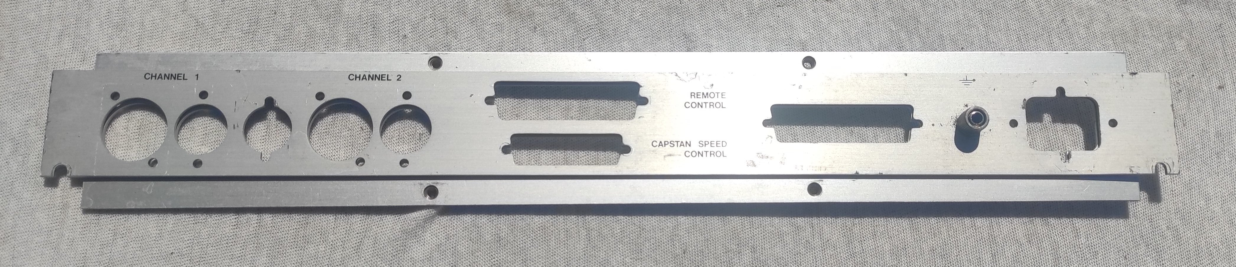 Studer ReVox B67 connectors panel #2