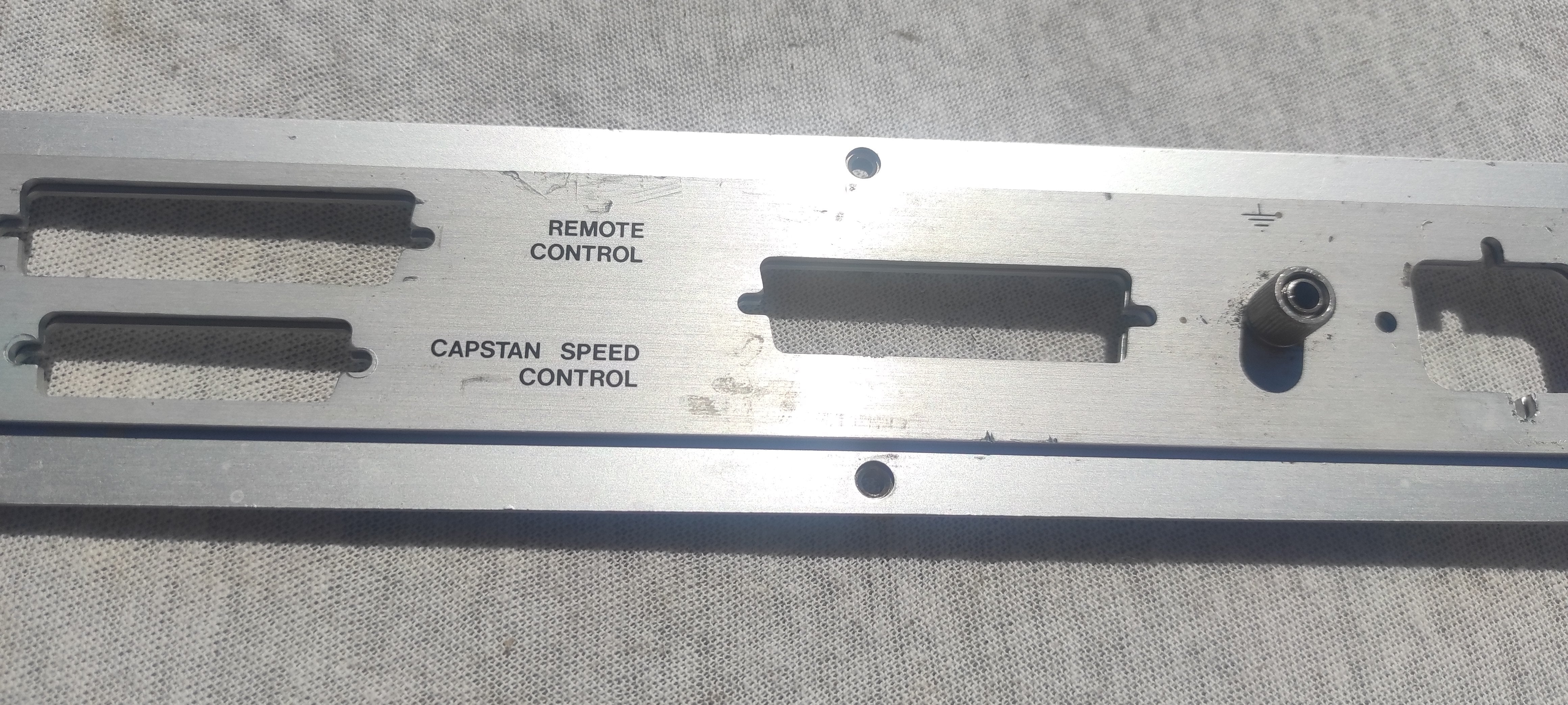 Studer ReVox B67 connectors panel #2