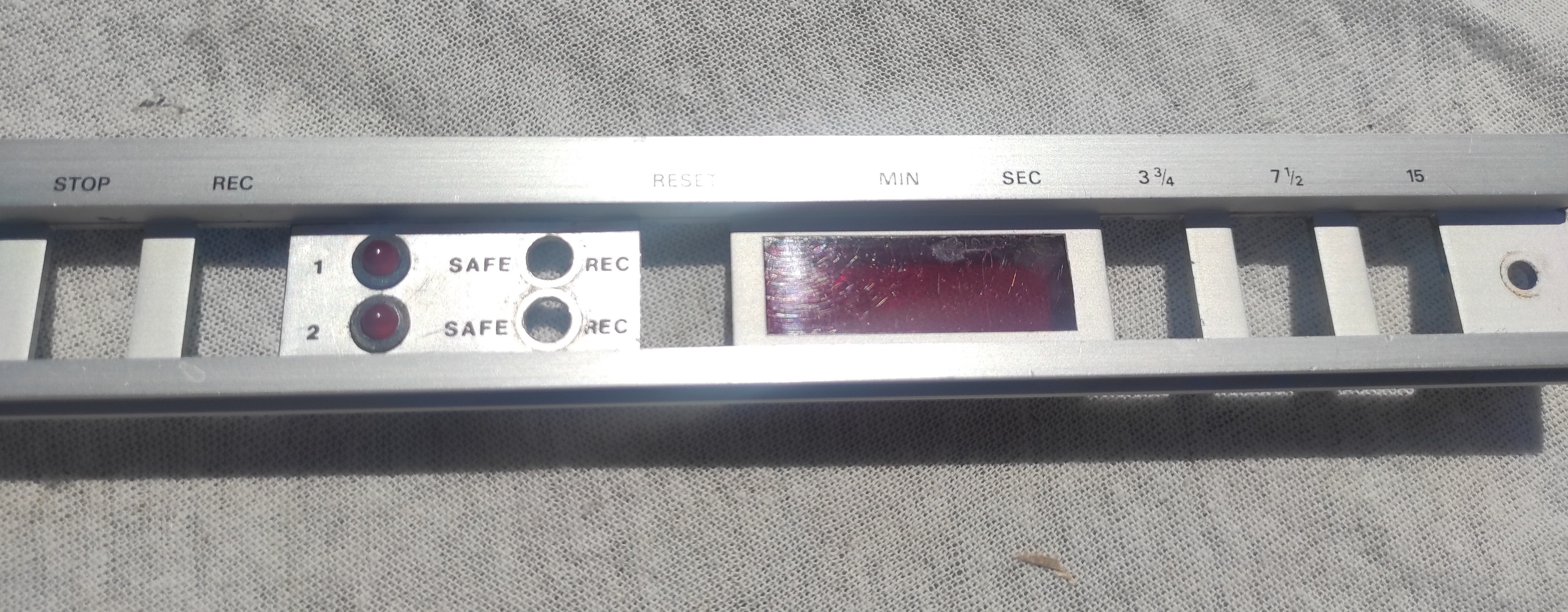 Studer ReVox B67 service control alu panel #1