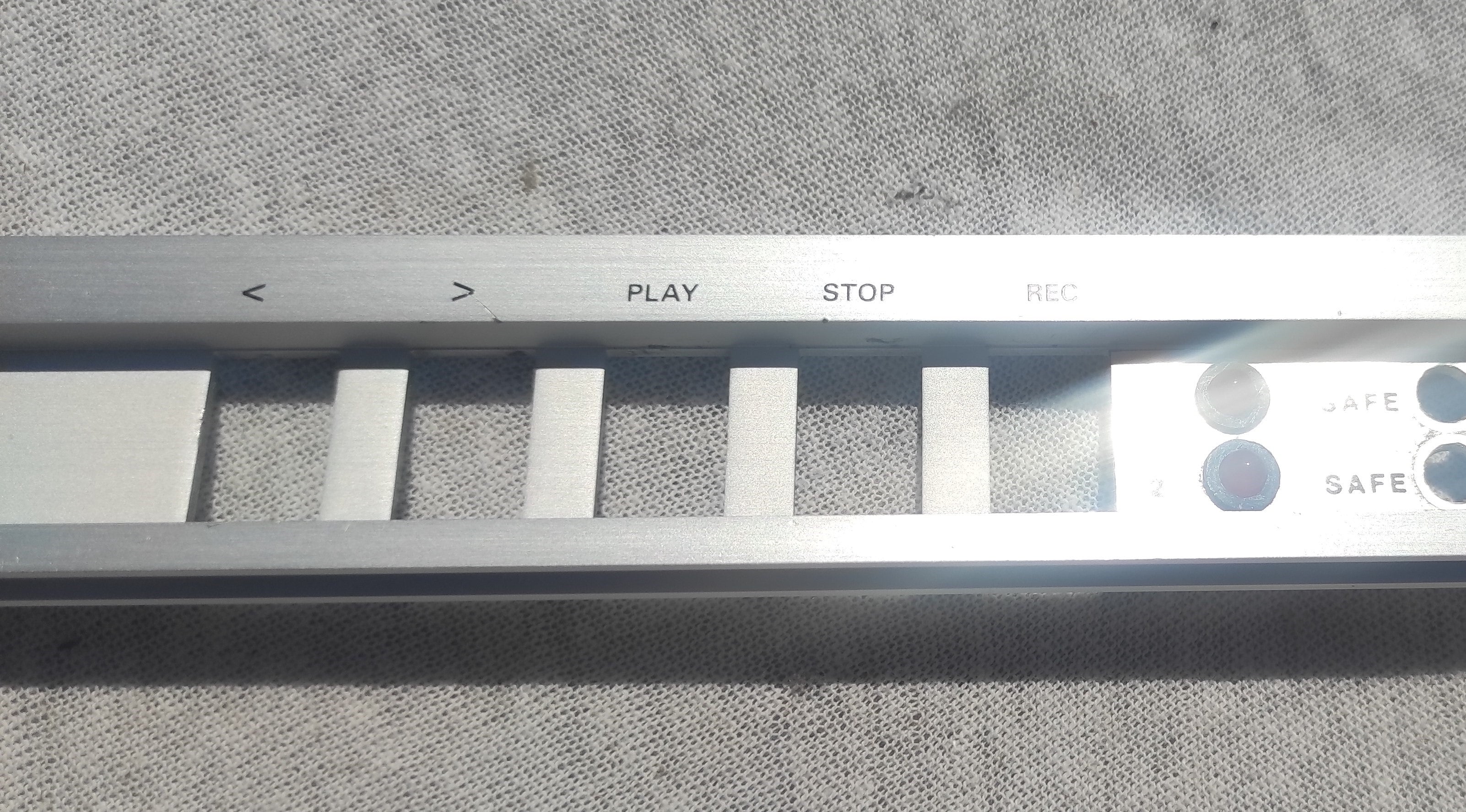 Studer ReVox B67 service control alu panel #1