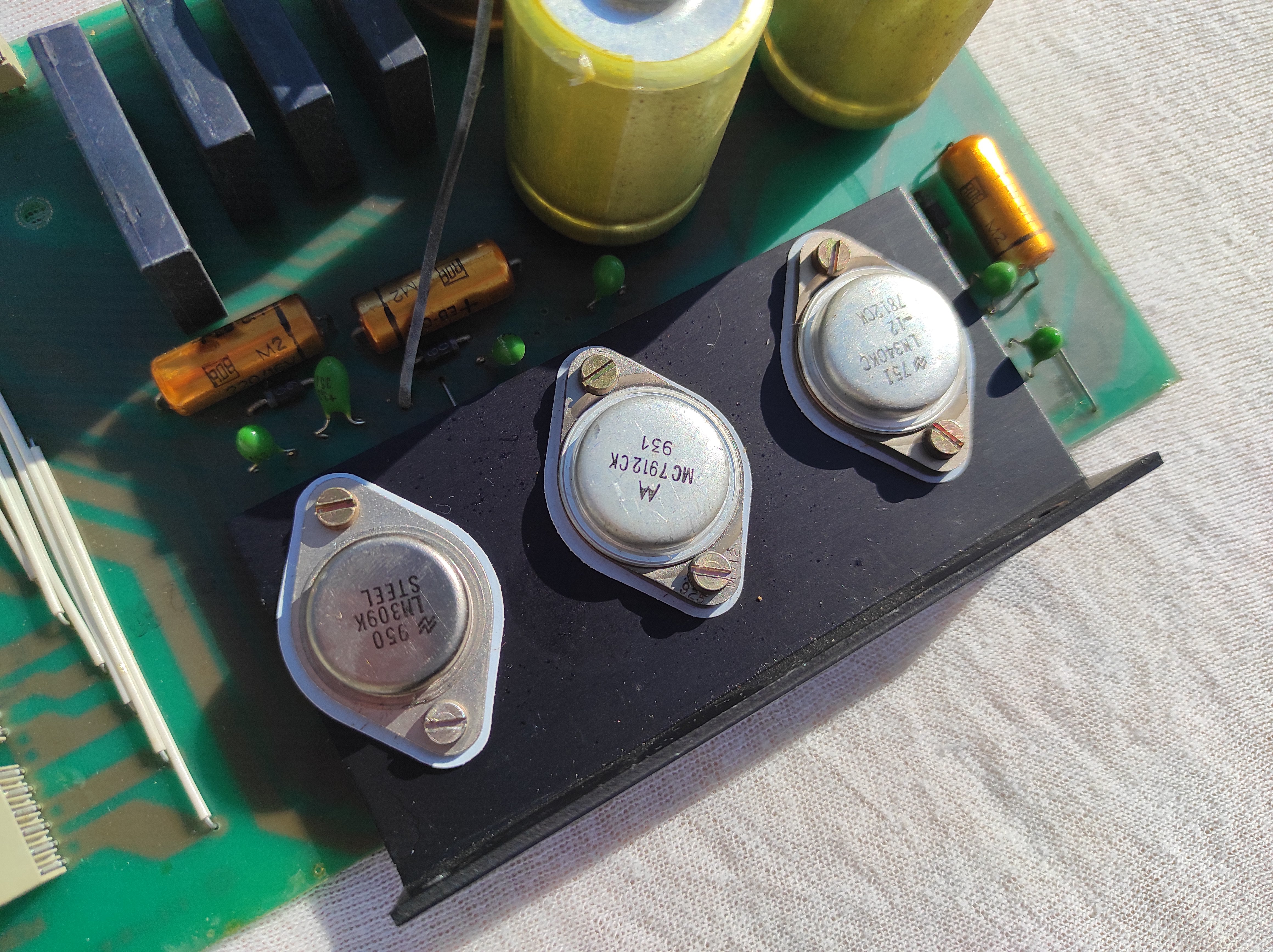 Studer ReVox B67 1.167.746-11 power supply PCB not tested, traces of corrosion #1