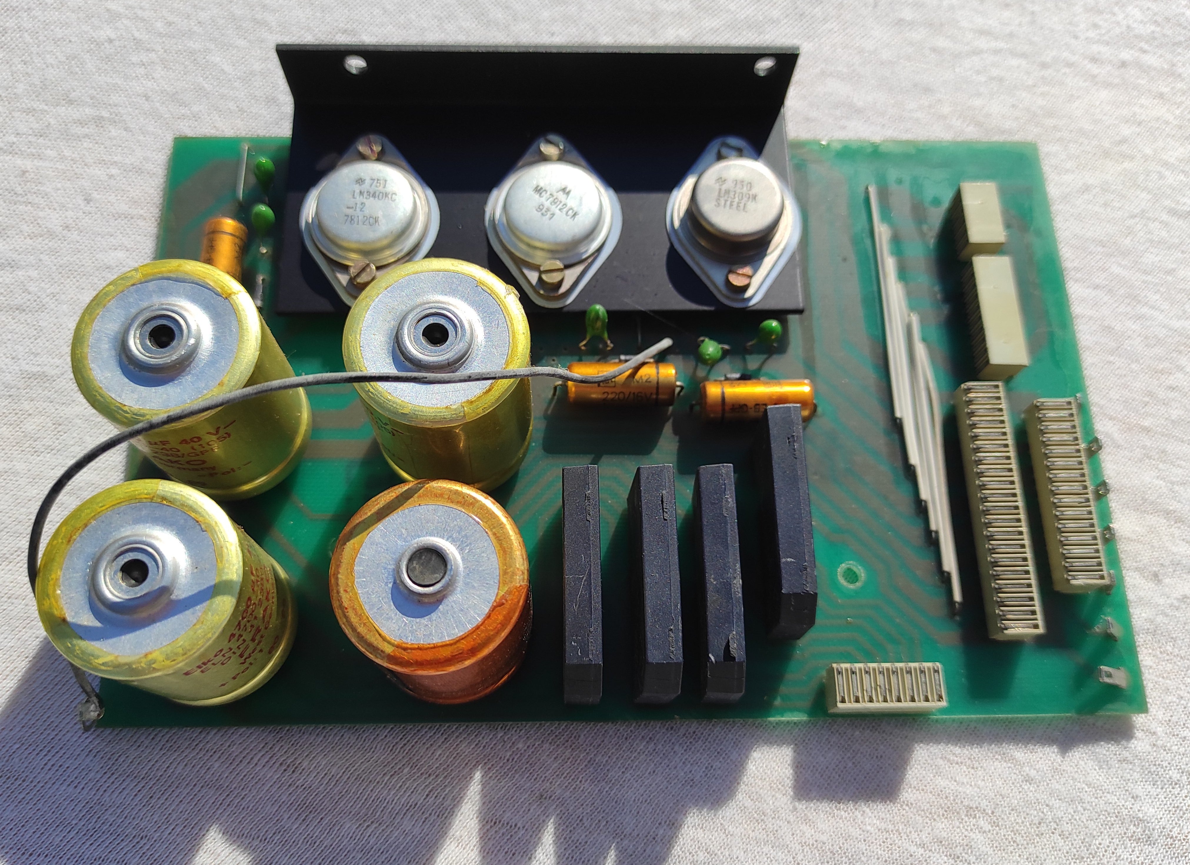 Studer ReVox B67 1.167.746-11 power supply PCB not tested, traces of corrosion #1