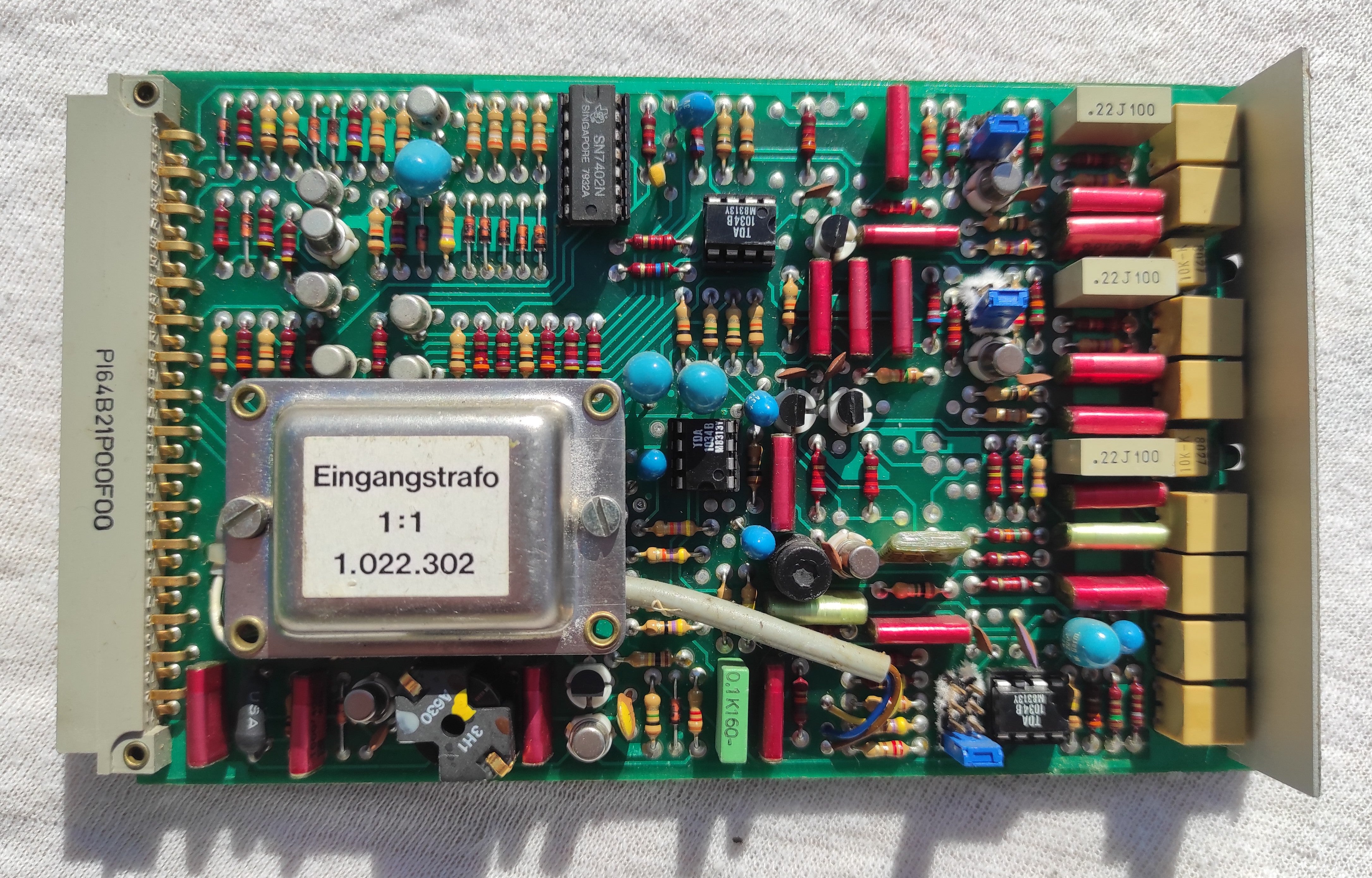 Studer ReVox B67 1.167.711-11 record amplifier PCB not tested #2