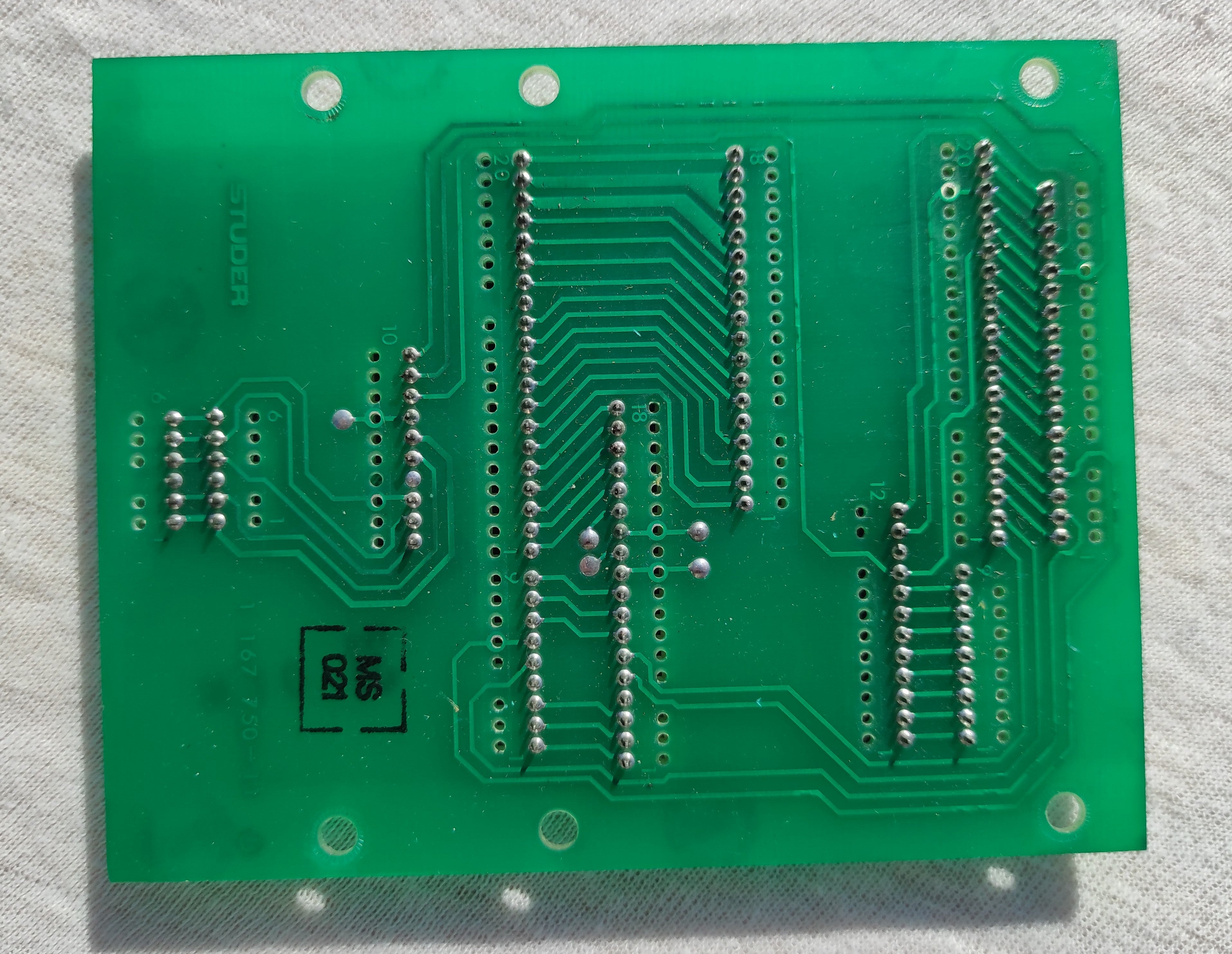 Studer ReVox B67 interconnection 1.167.750-11 PCB not tested #3
