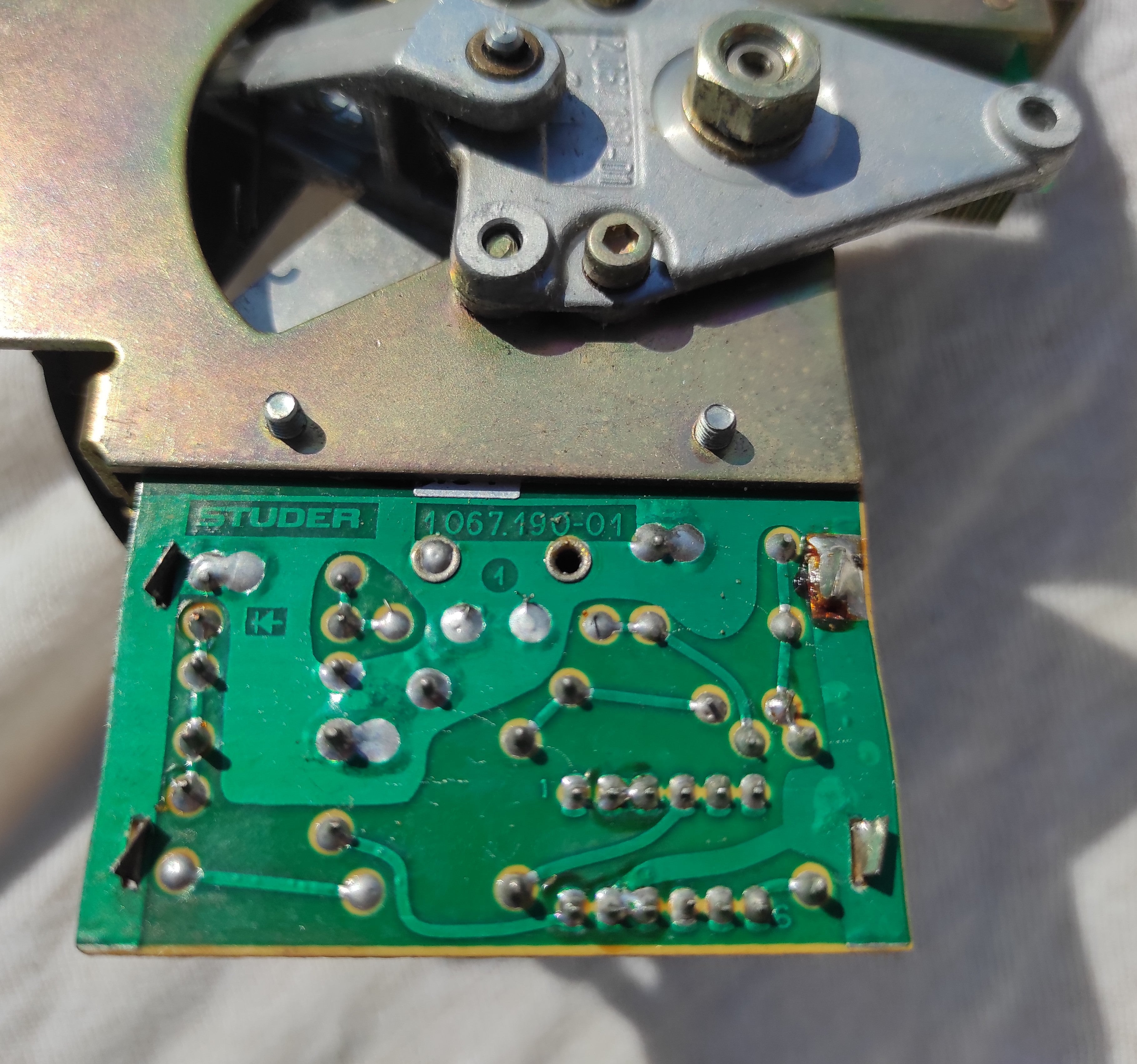 Studer ReVox B67 tape tension left PCB not tested #1