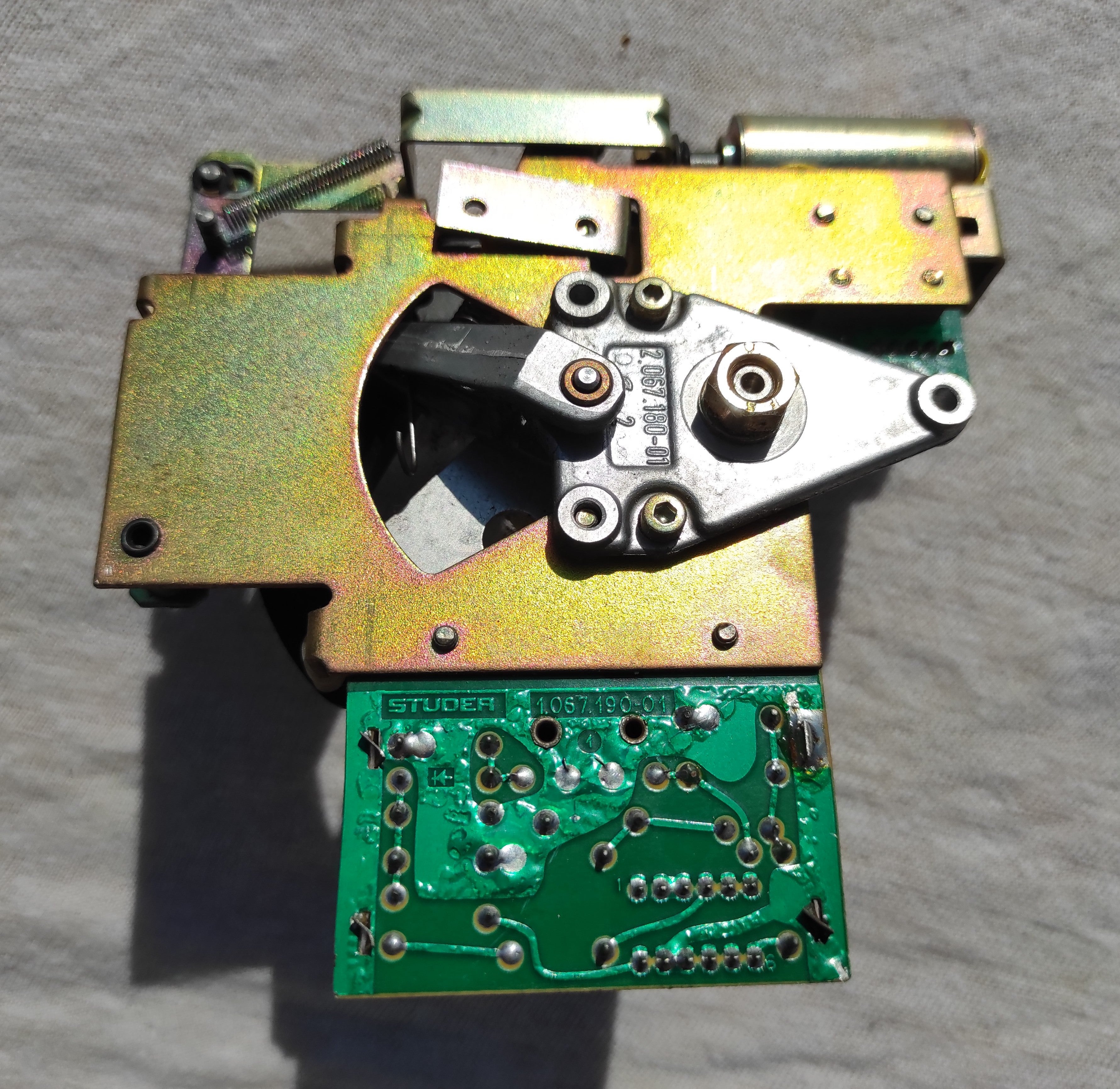Studer ReVox B67 tape tension left PCB not tested #2