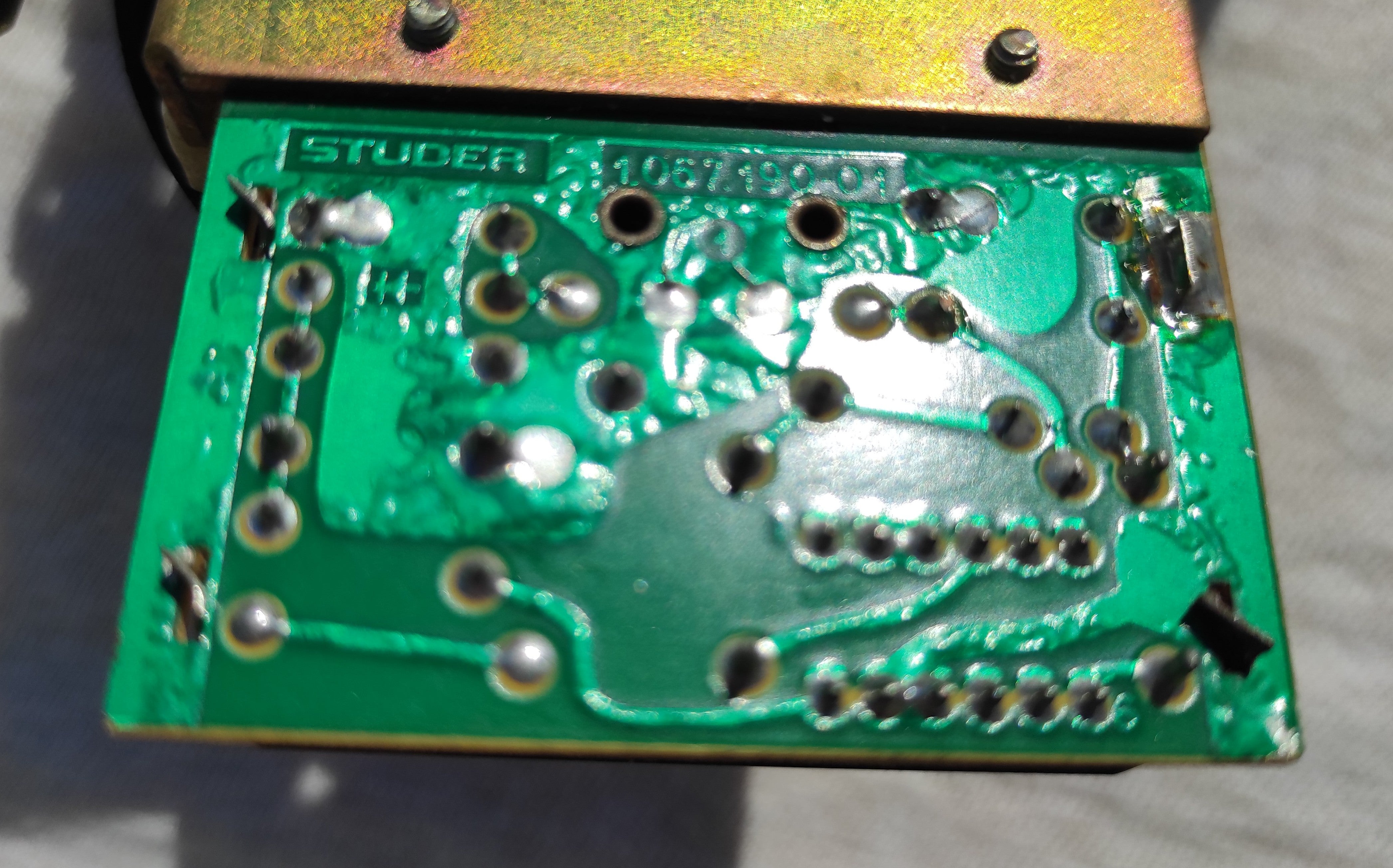 Studer ReVox B67 tape tension left PCB not tested #2