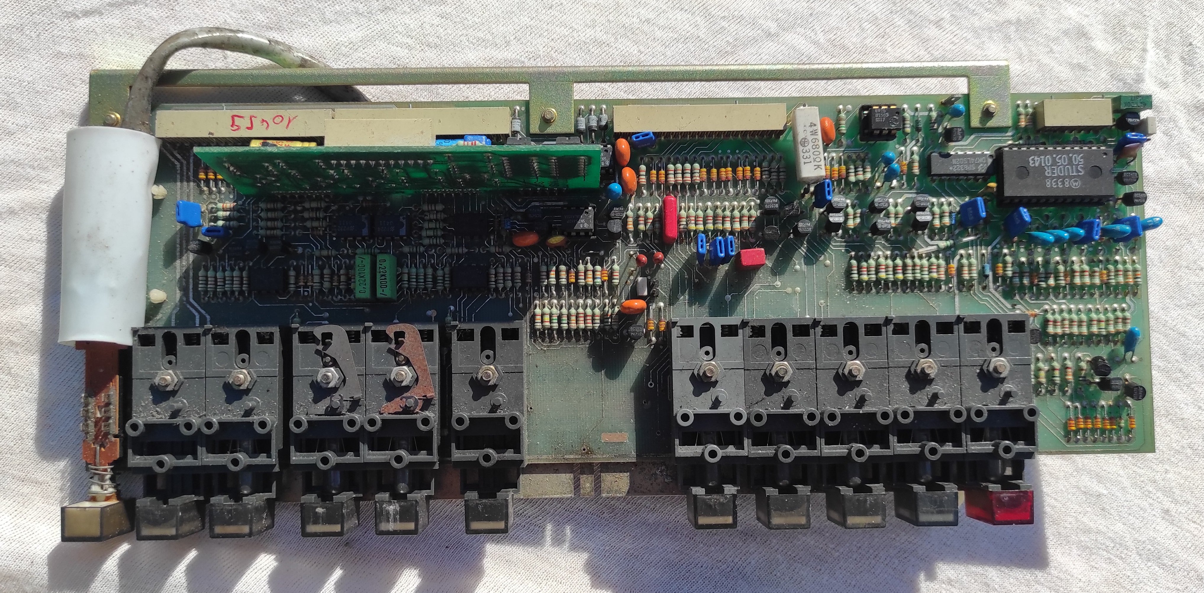 Studer B67 1.167.790-12 tape transport PCB not tested #2