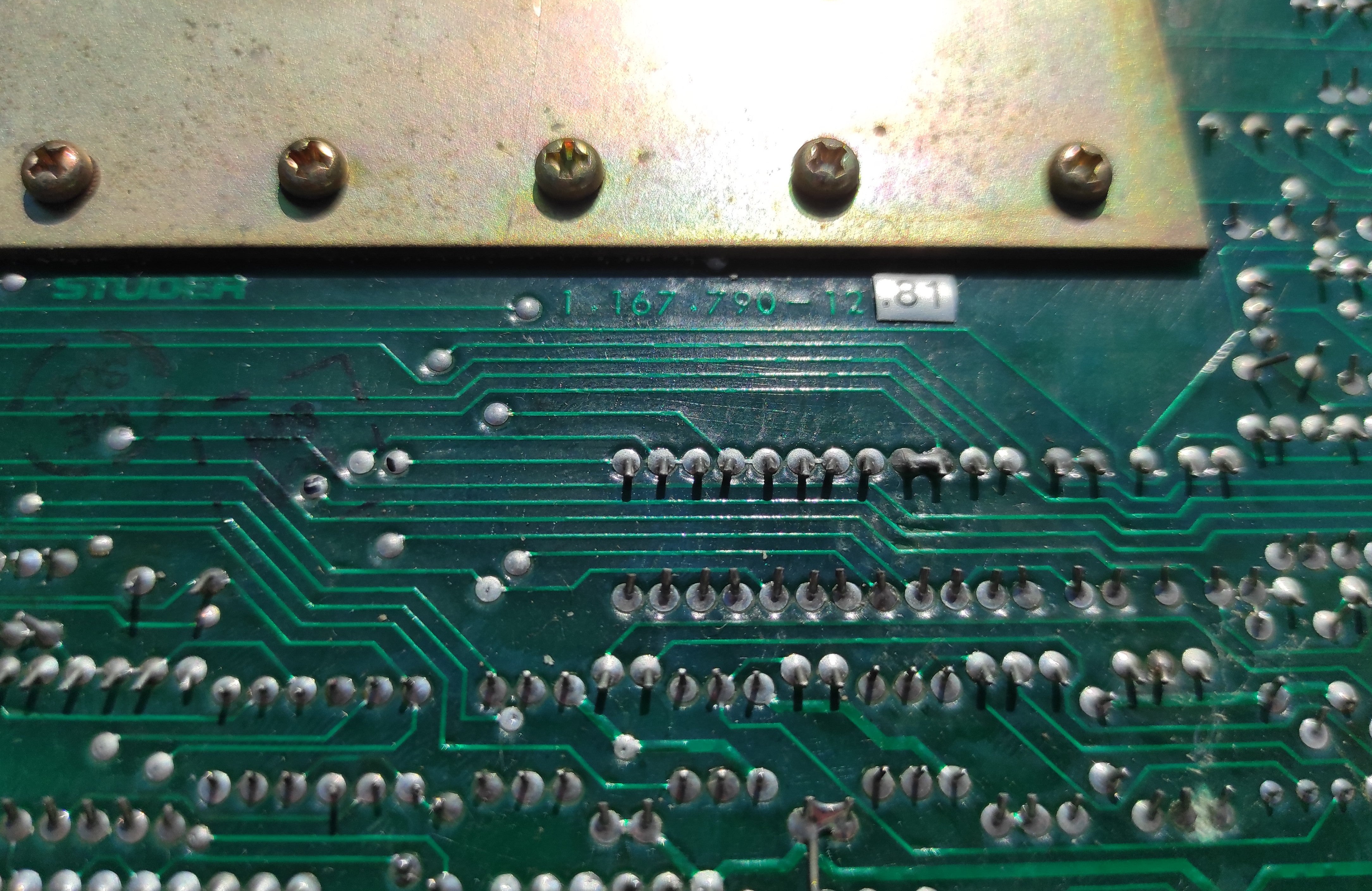 Studer B67 1.167.790-12 tape transport PCB not tested #2