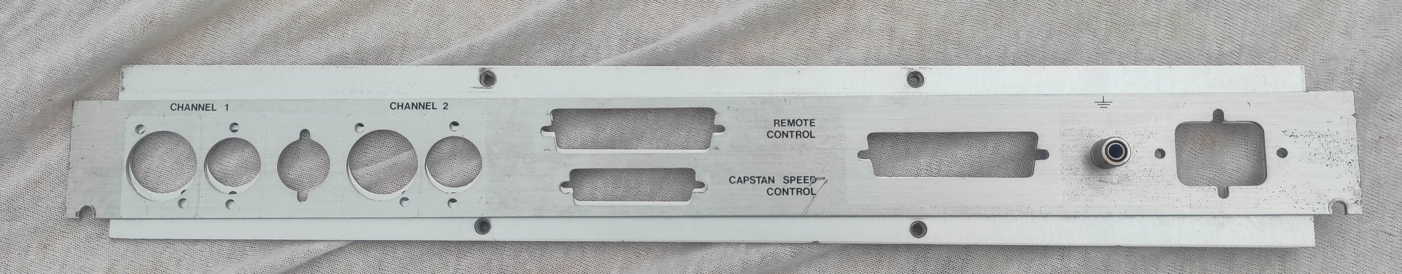 Studer ReVox B67 connectors panel #3