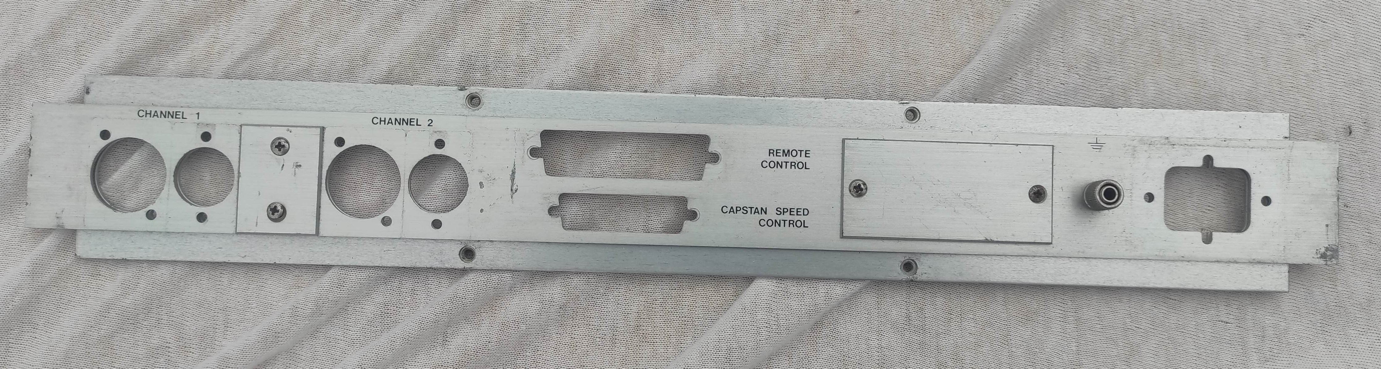 Studer ReVox B67 connectors panel #1