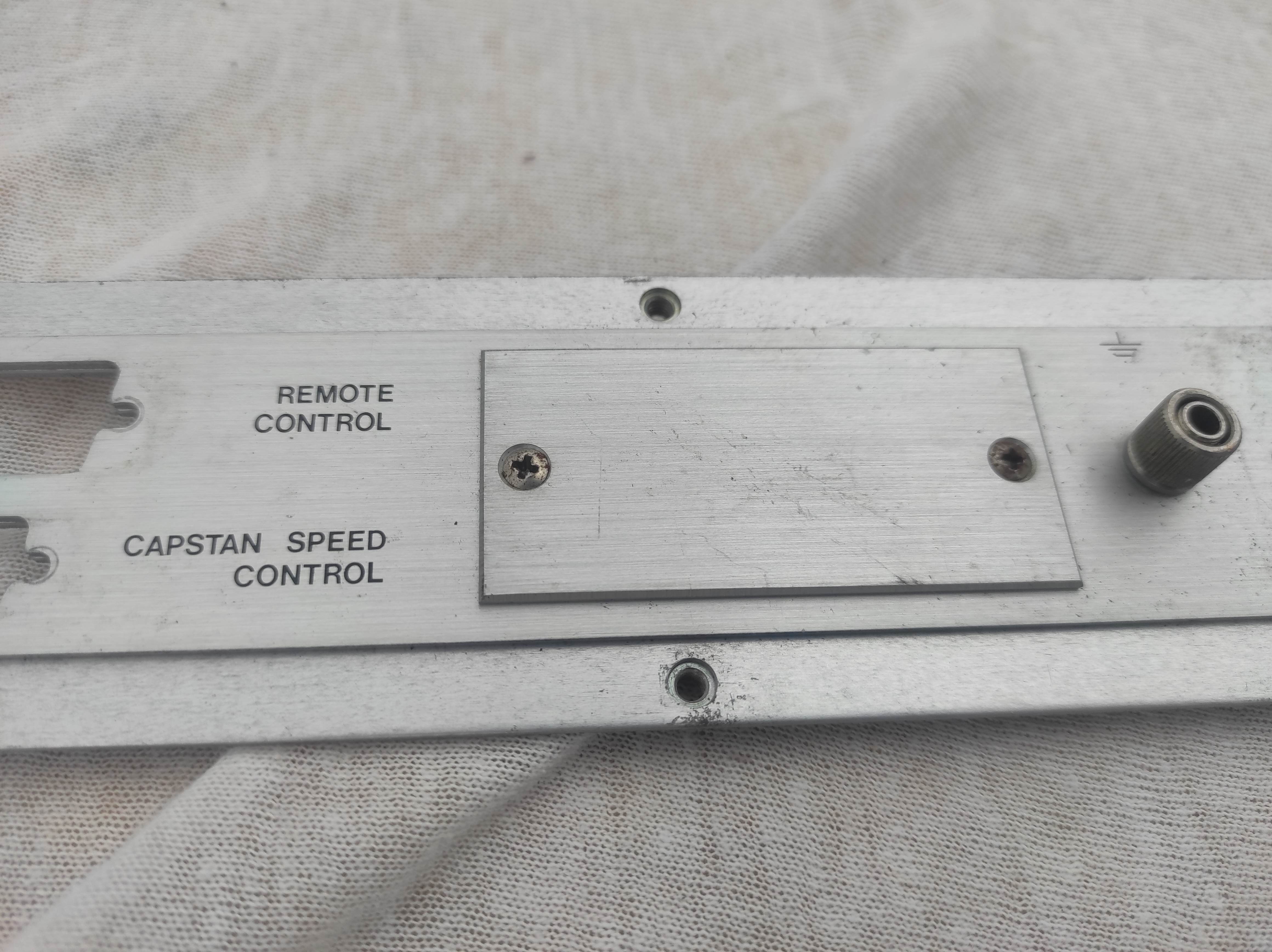 Studer ReVox B67 connectors panel #1