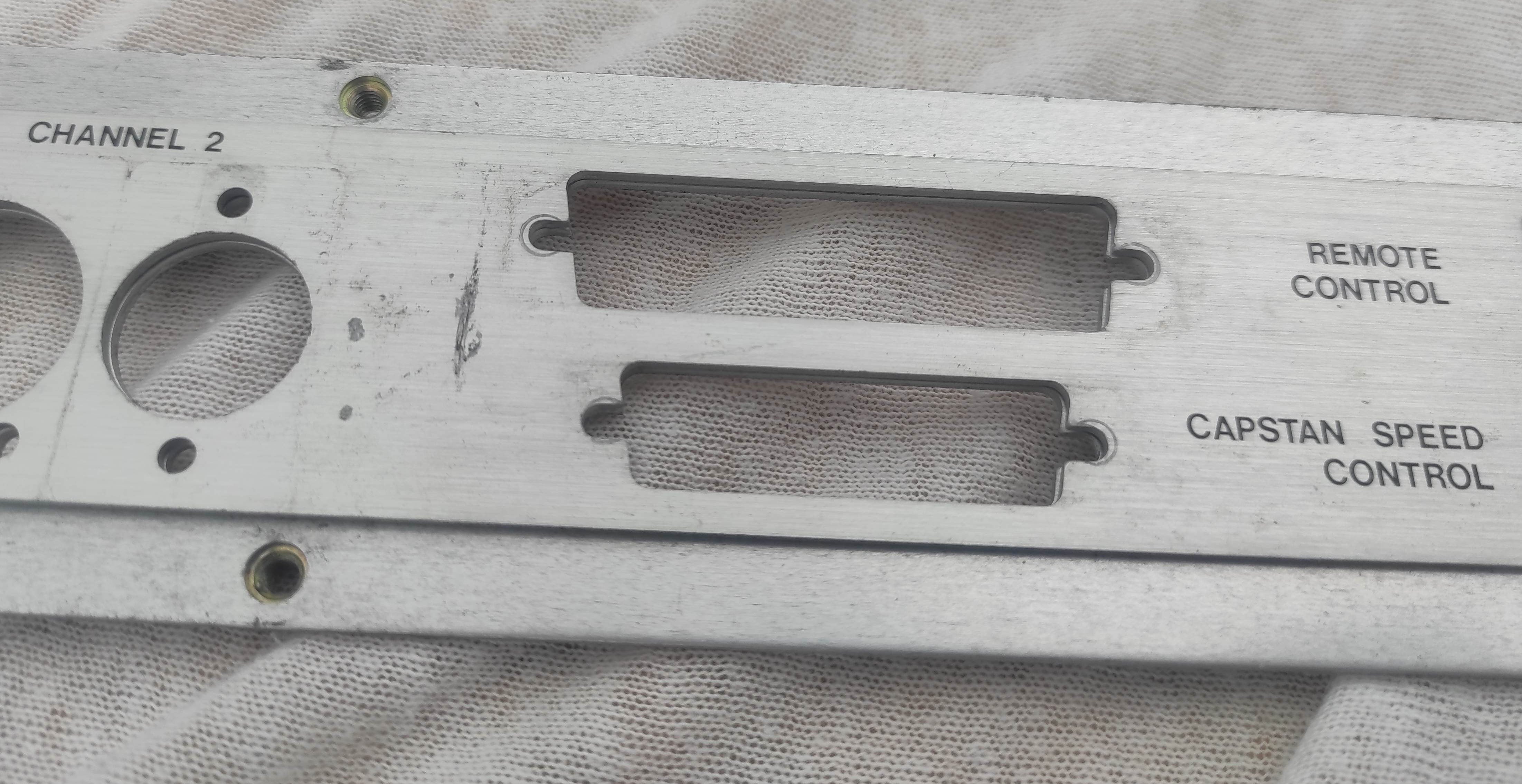 Studer ReVox B67 connectors panel #1