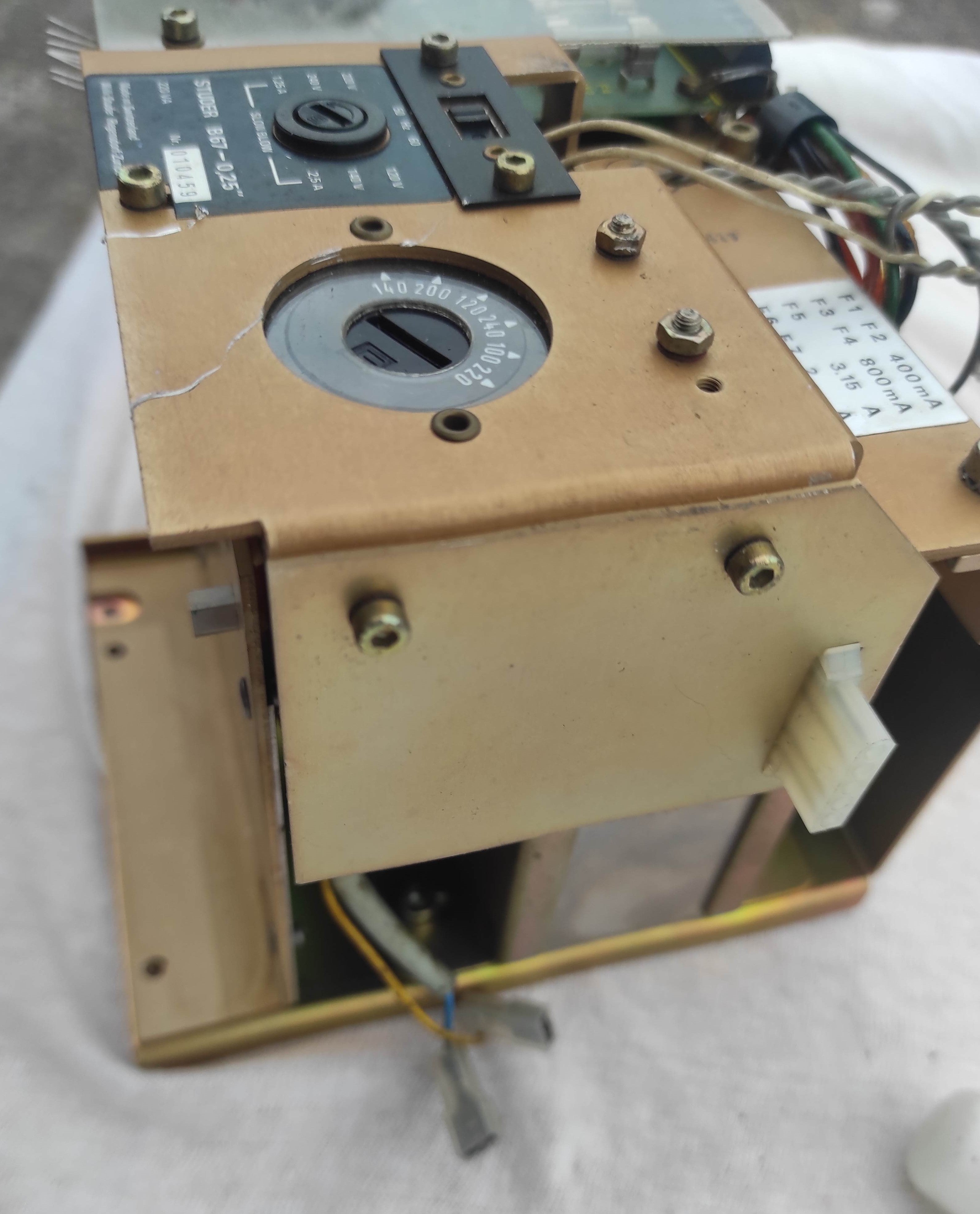 Studer B67 power supply transformer not tested #2