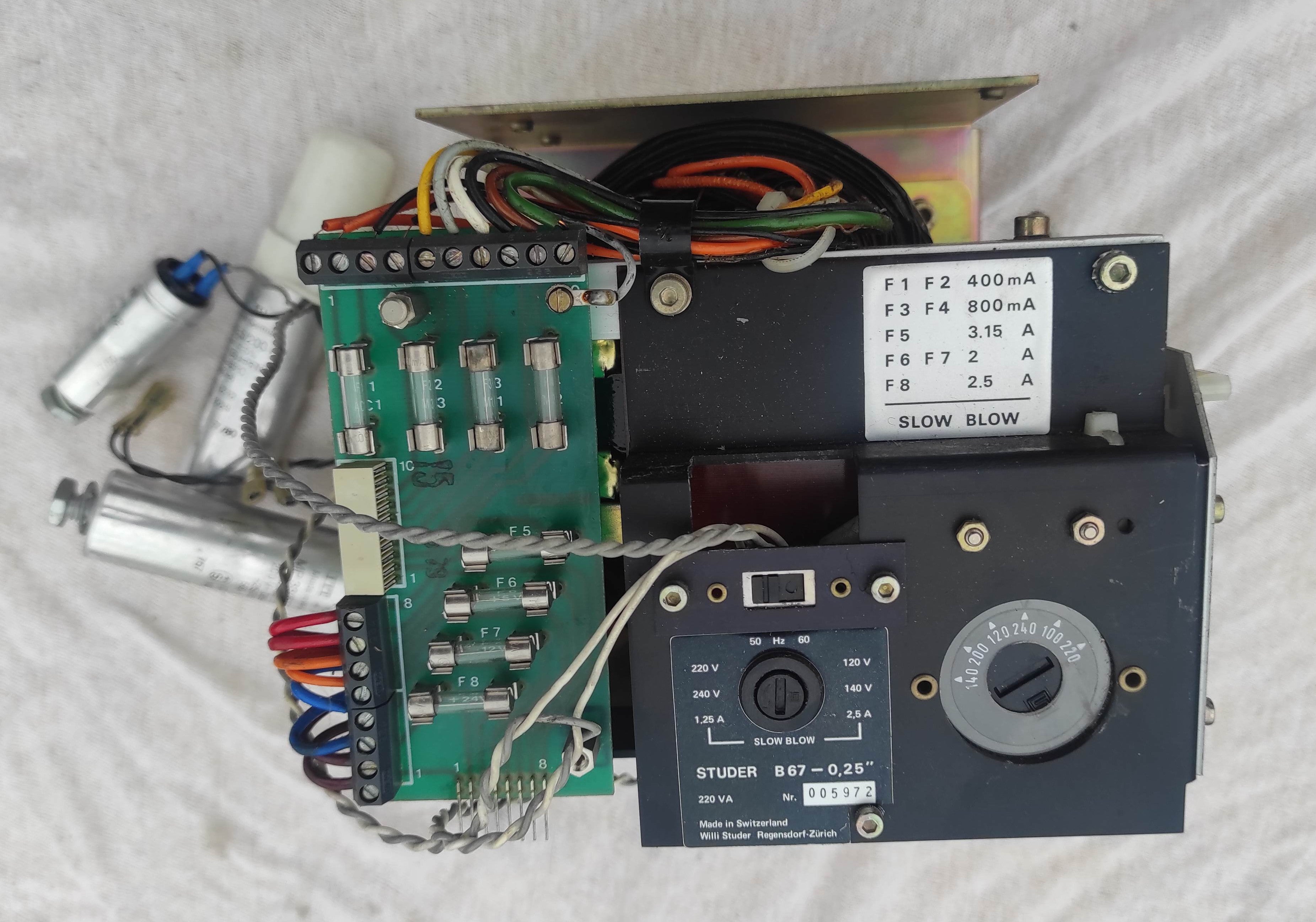 Studer B67 power supply transformer not tested #3