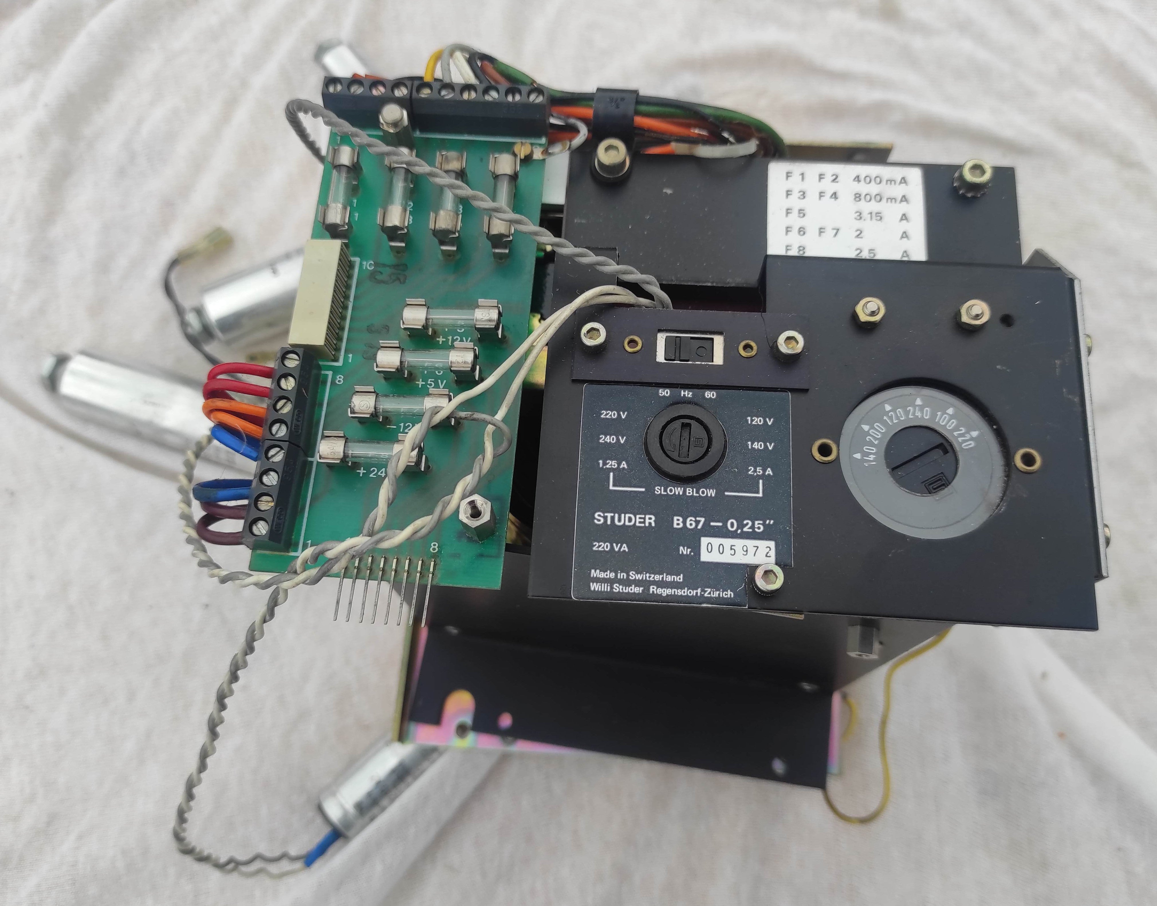 Studer B67 power supply transformer not tested #3