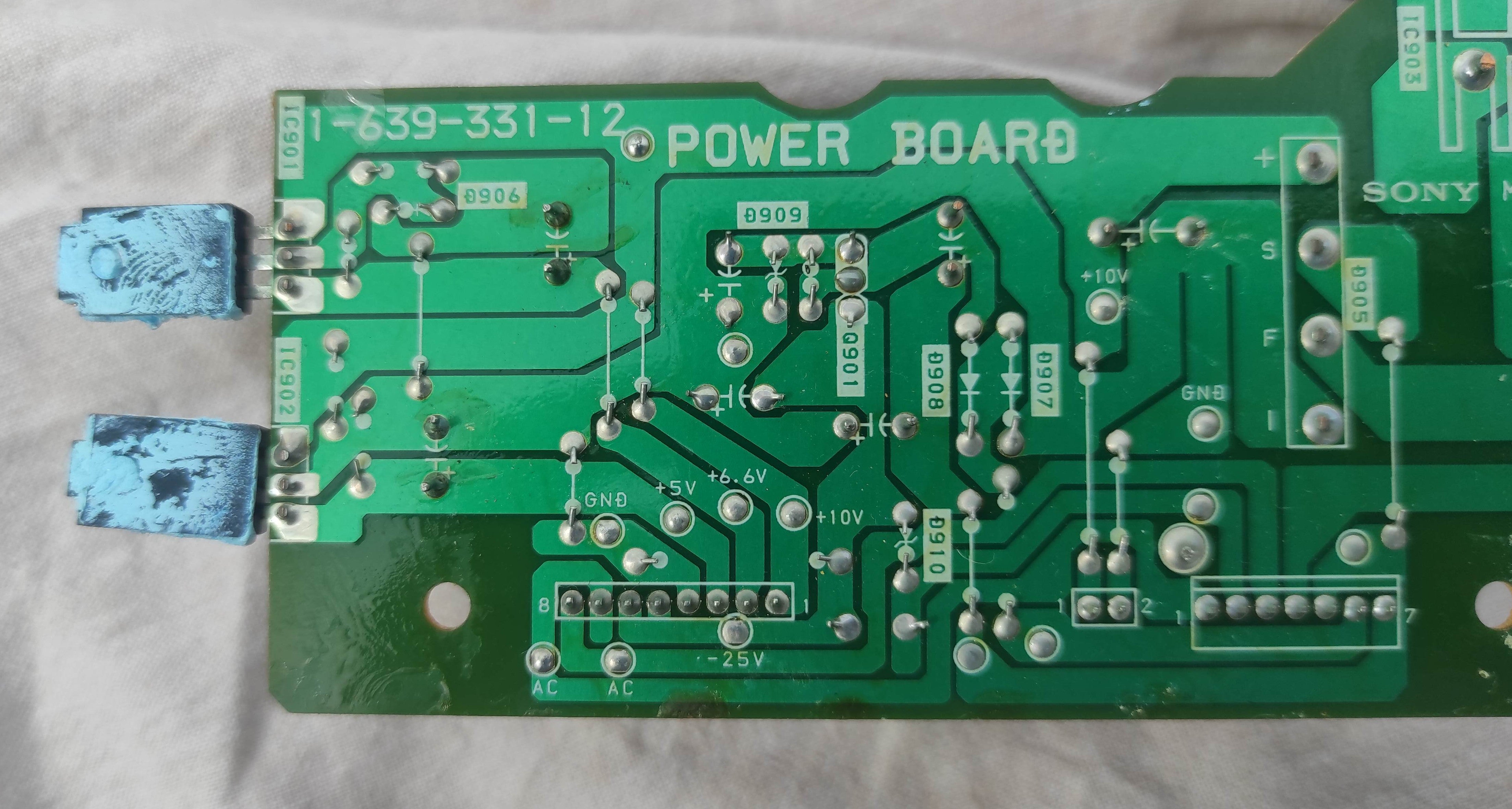 SONY DTC-670 DAT  power supply PCB not checked