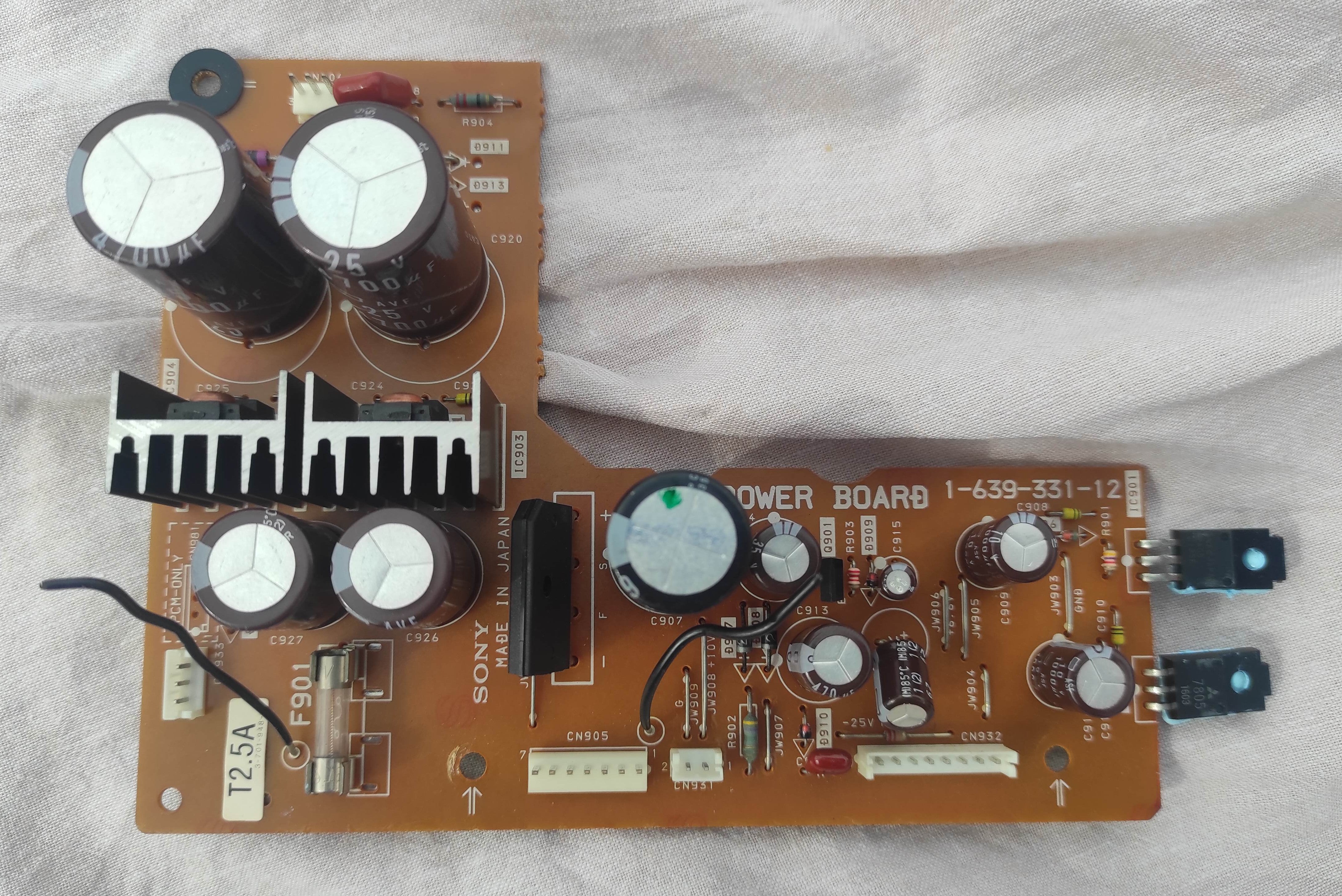 SONY DTC-670 DAT  power supply PCB not checked