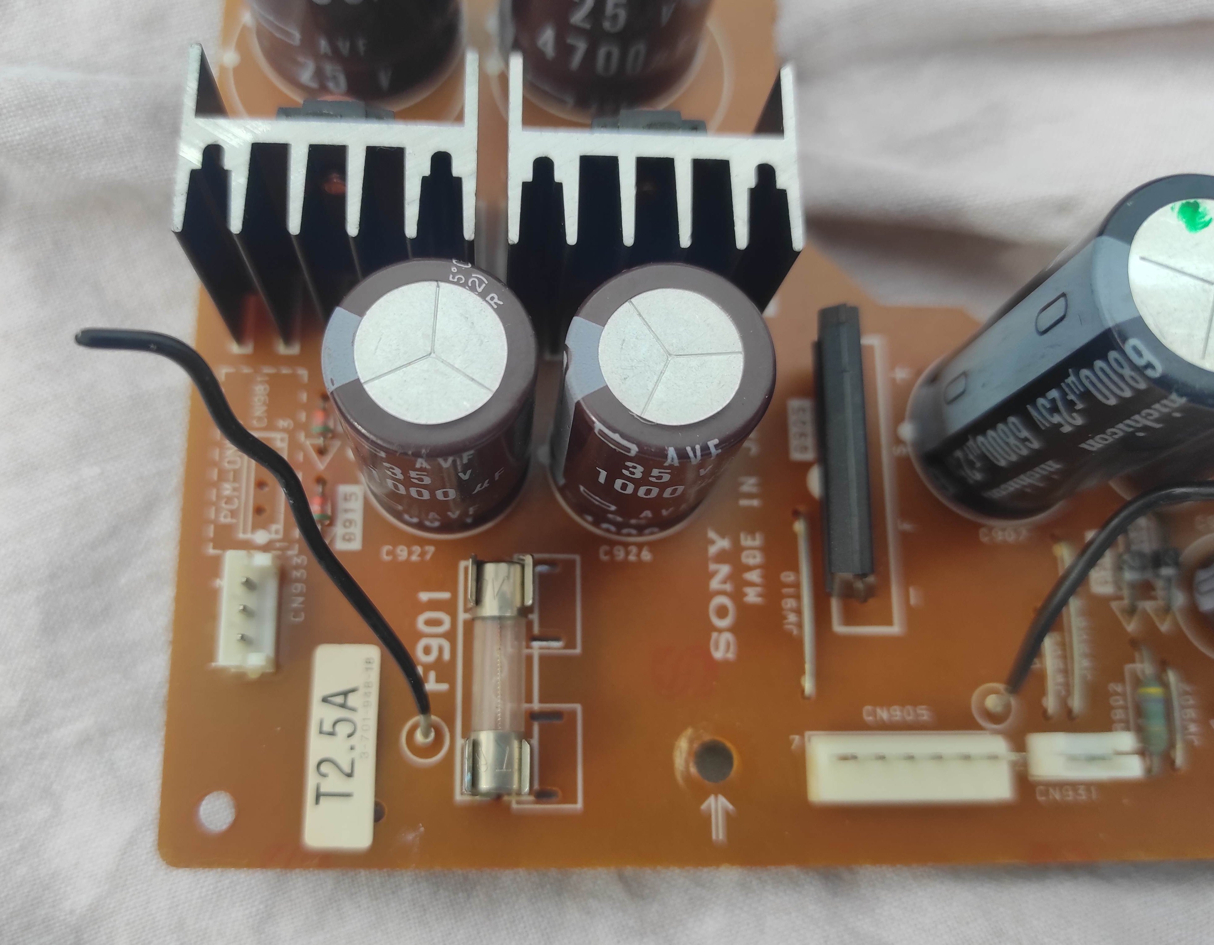 SONY DTC-670 DAT  power supply PCB not checked