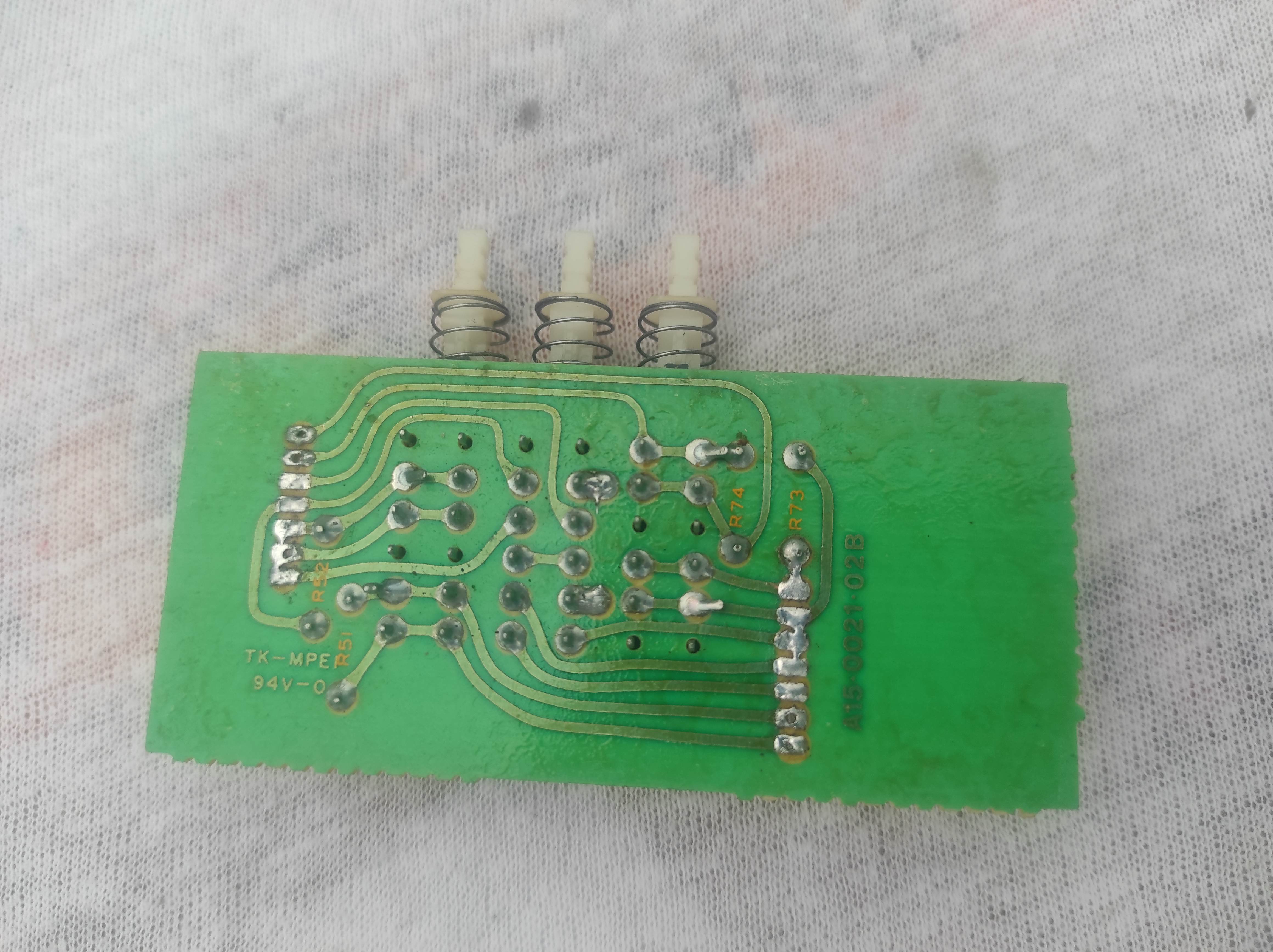 Accuphase E-203 Loudness Switch PCB working