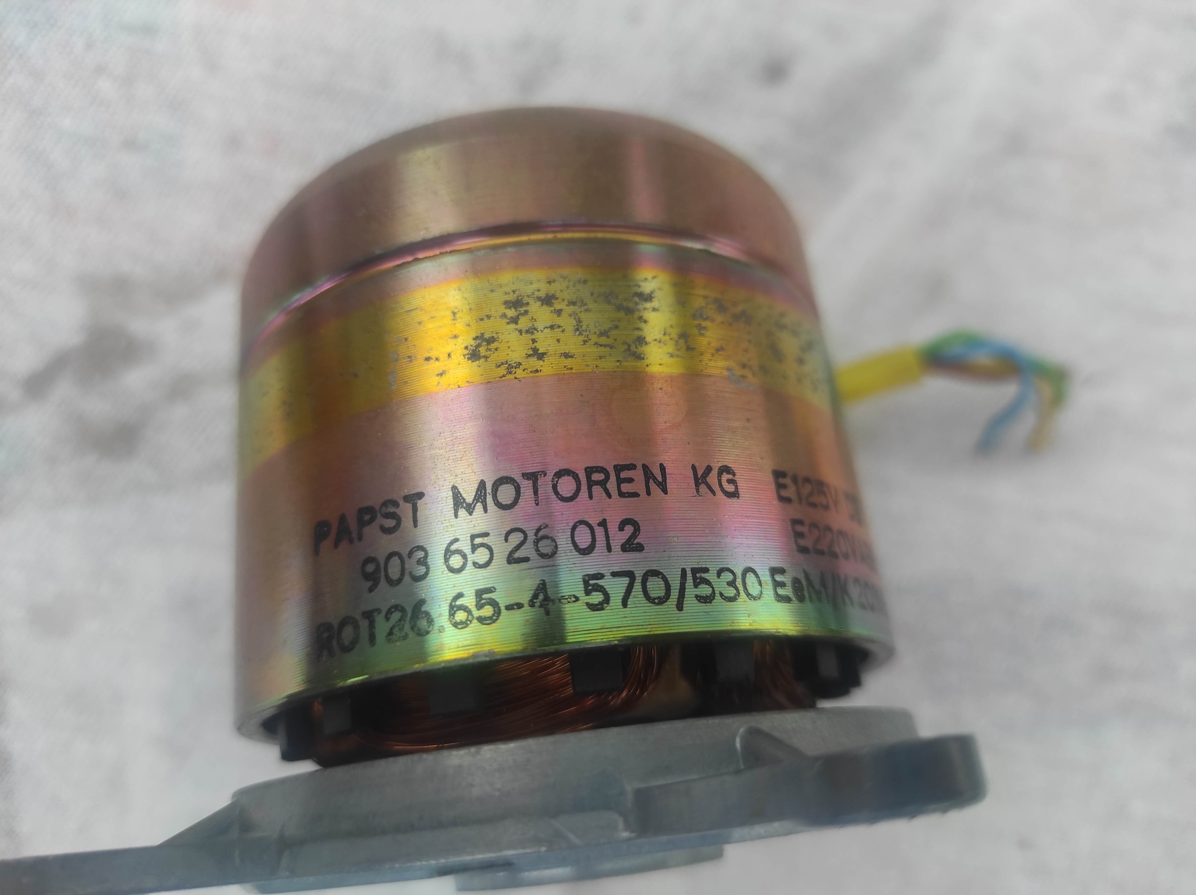 ASC 5000 Papst reel motor working