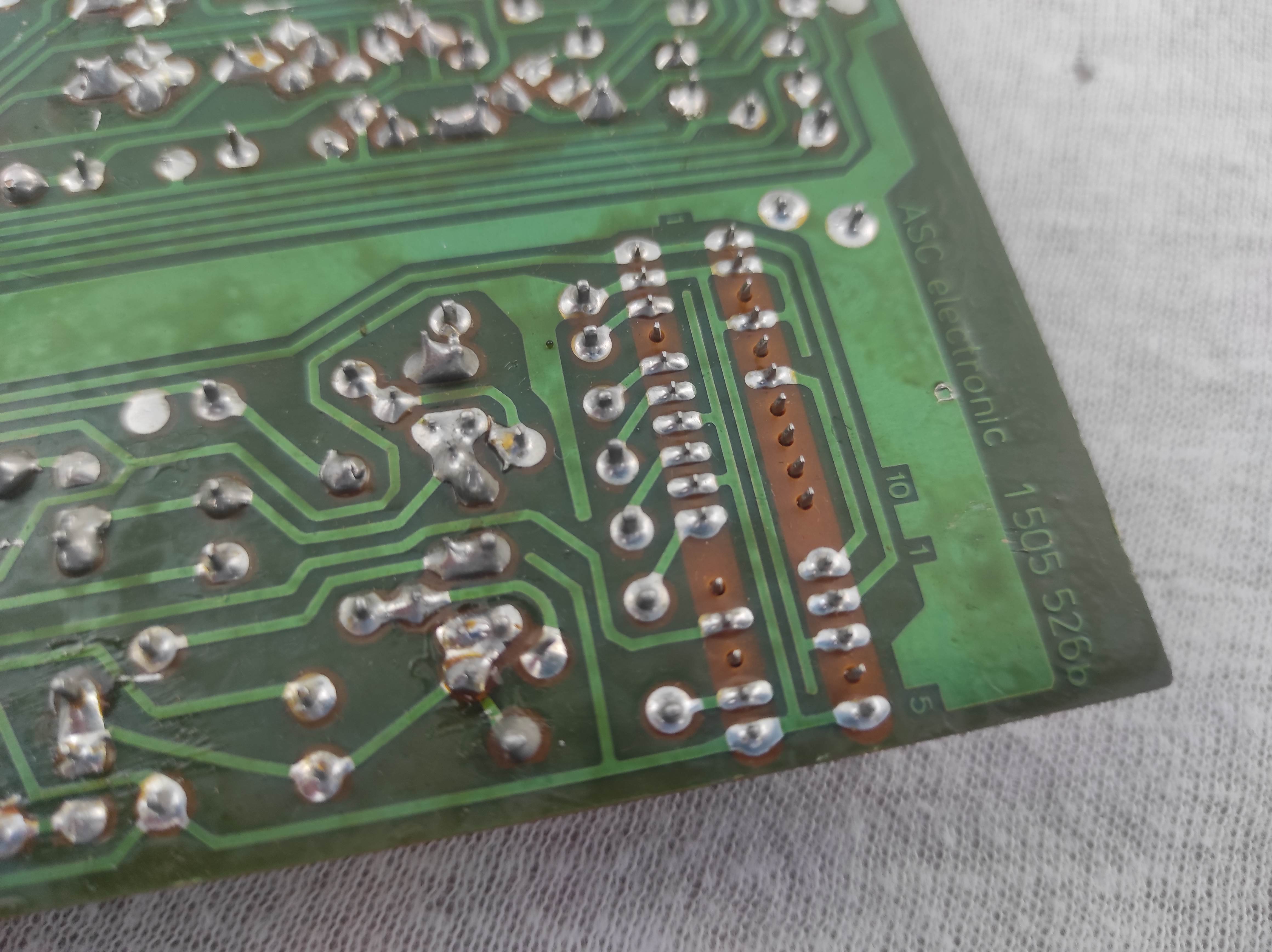 ASC AS 5000 reel machine mix- and output  amplifier PCB not tested