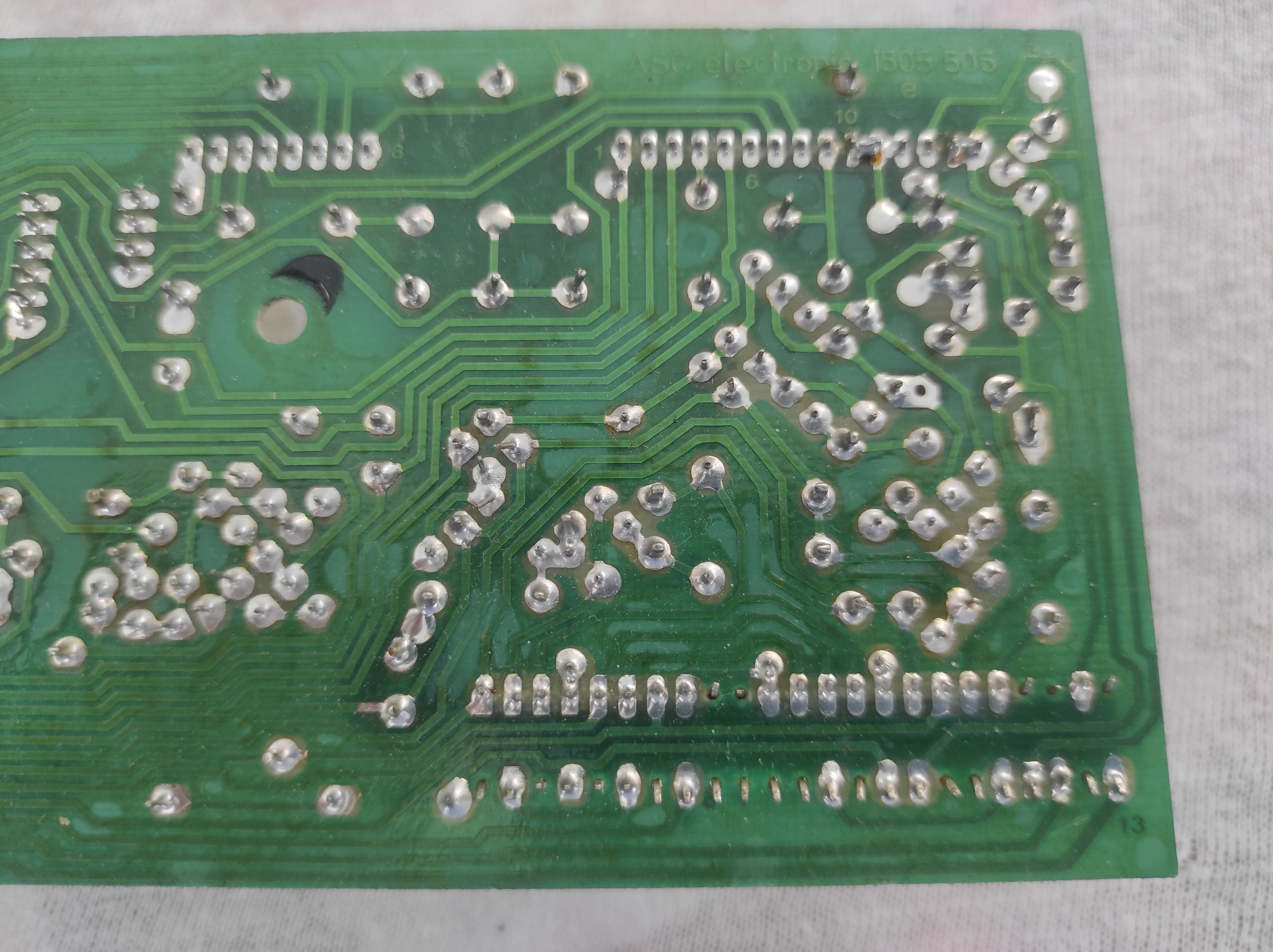 ASC AS 5000 reel machine drive control PCB not tested