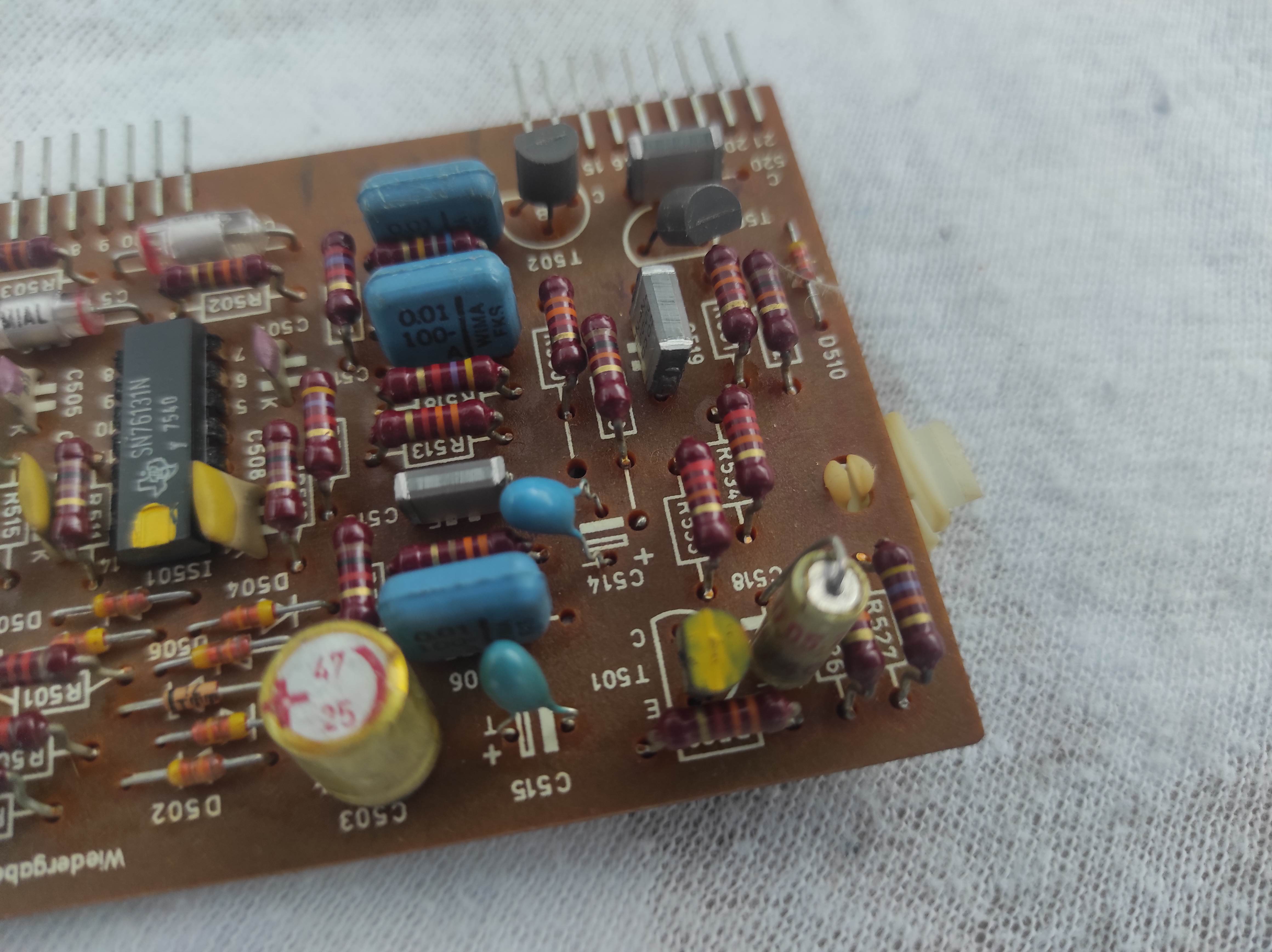 ASC AS 5000 reel machine playback amplifier PCB not tested