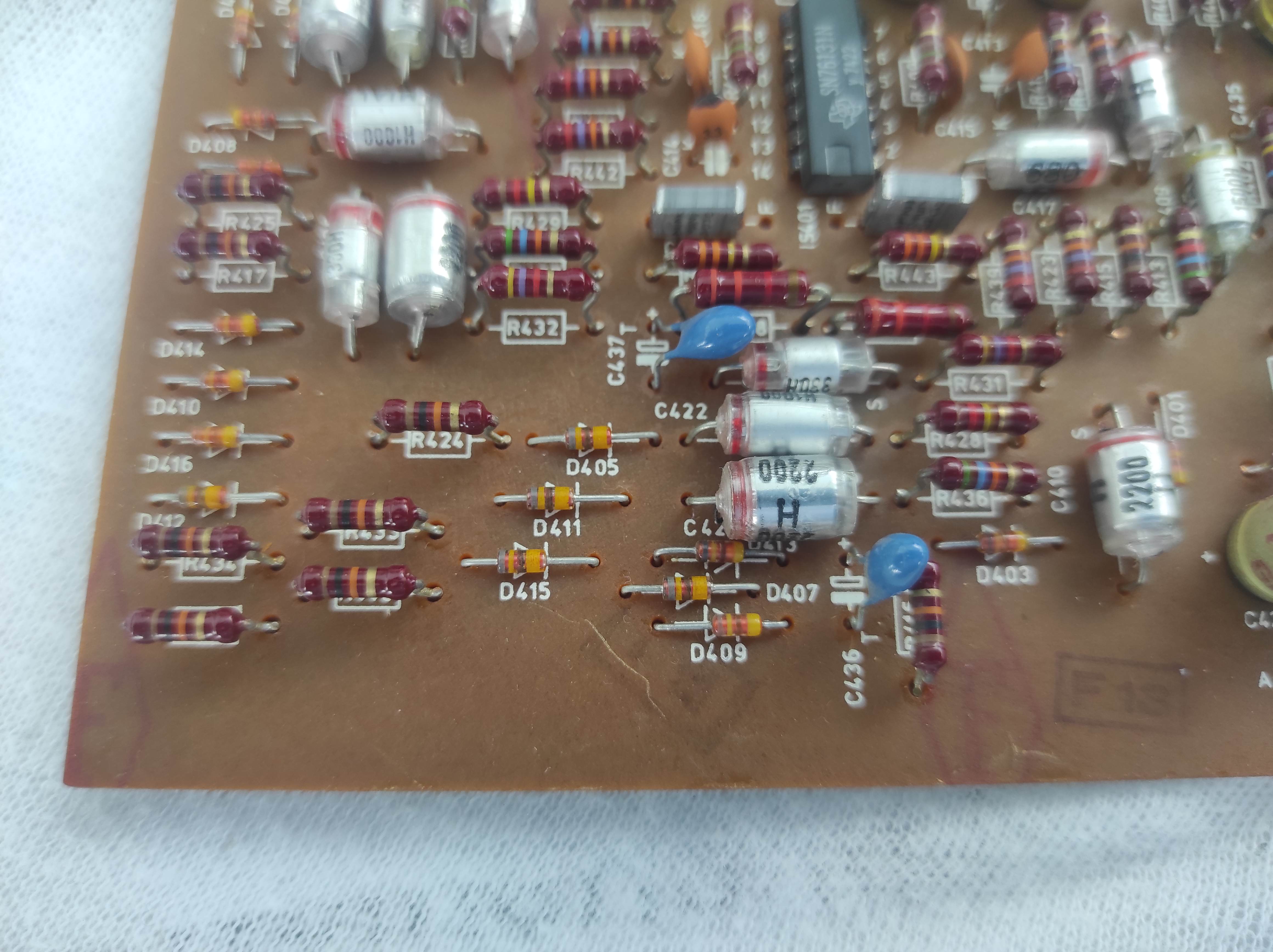 ASC AS 5000 reel machine record amplifier PCB not tested