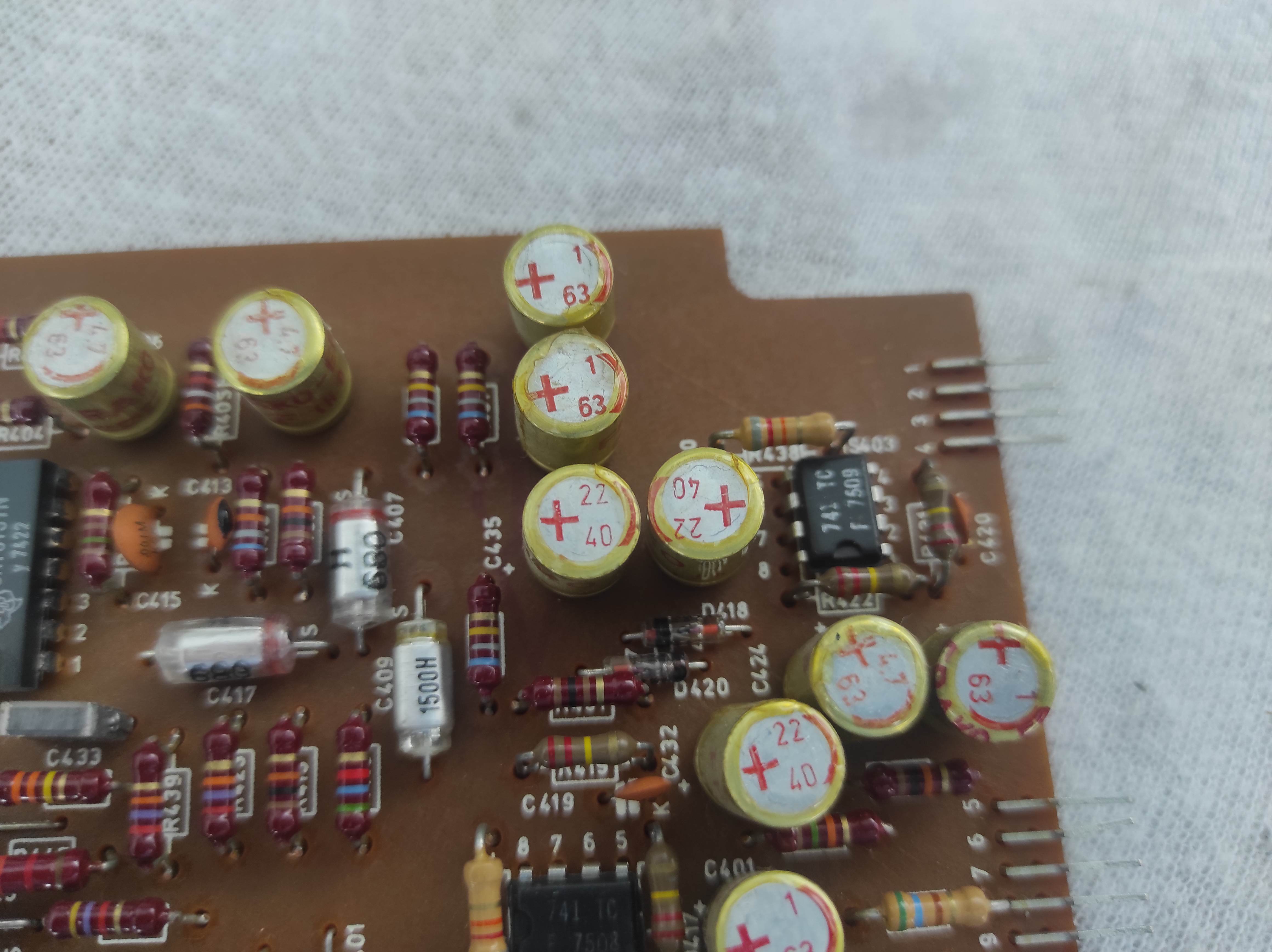 ASC AS 5000 reel machine record amplifier PCB not tested