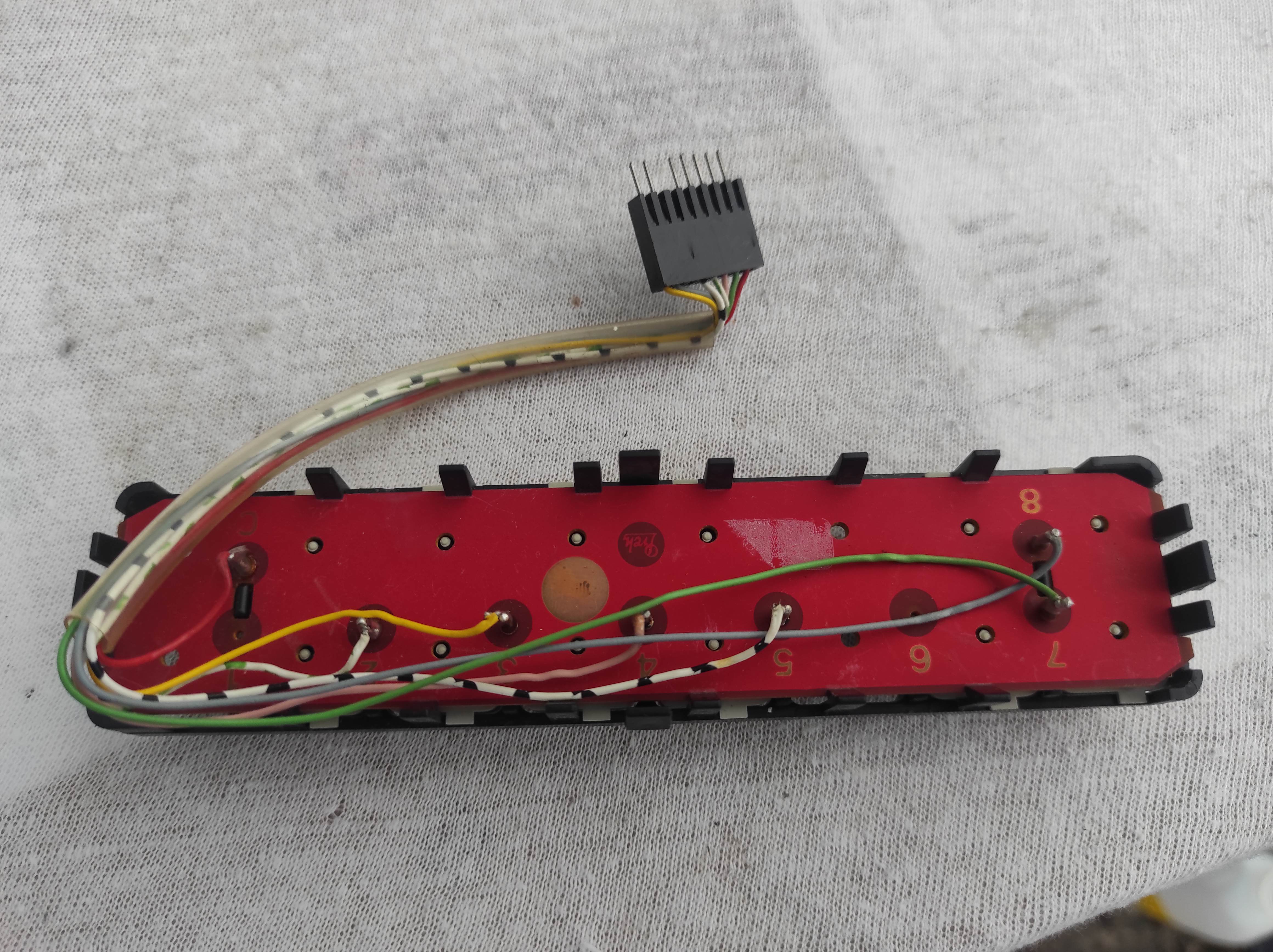 ASC AS 5000 control keys service keyboard