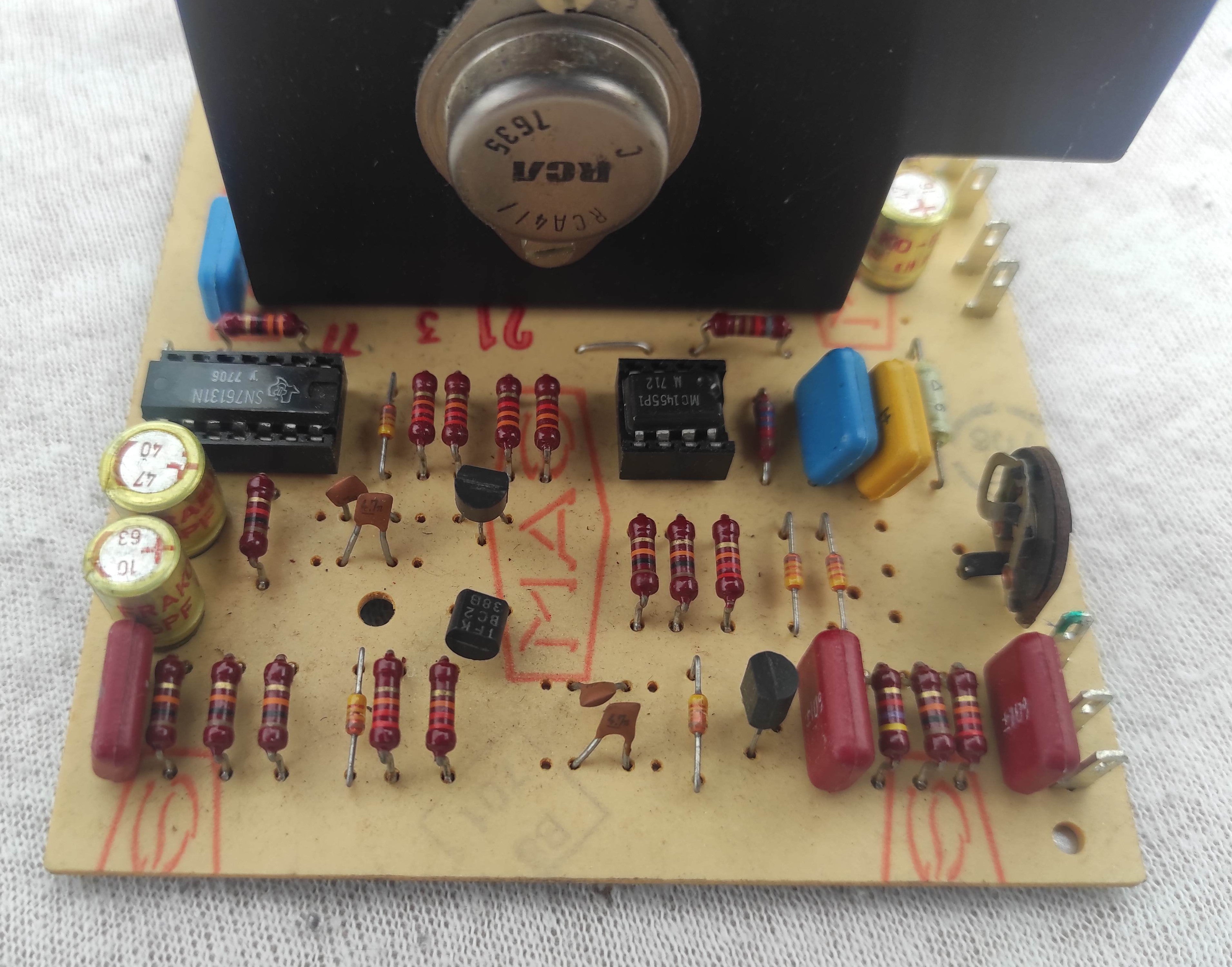 ReVox A77 speed control PCB 1.077.724-01 used, not tested #1