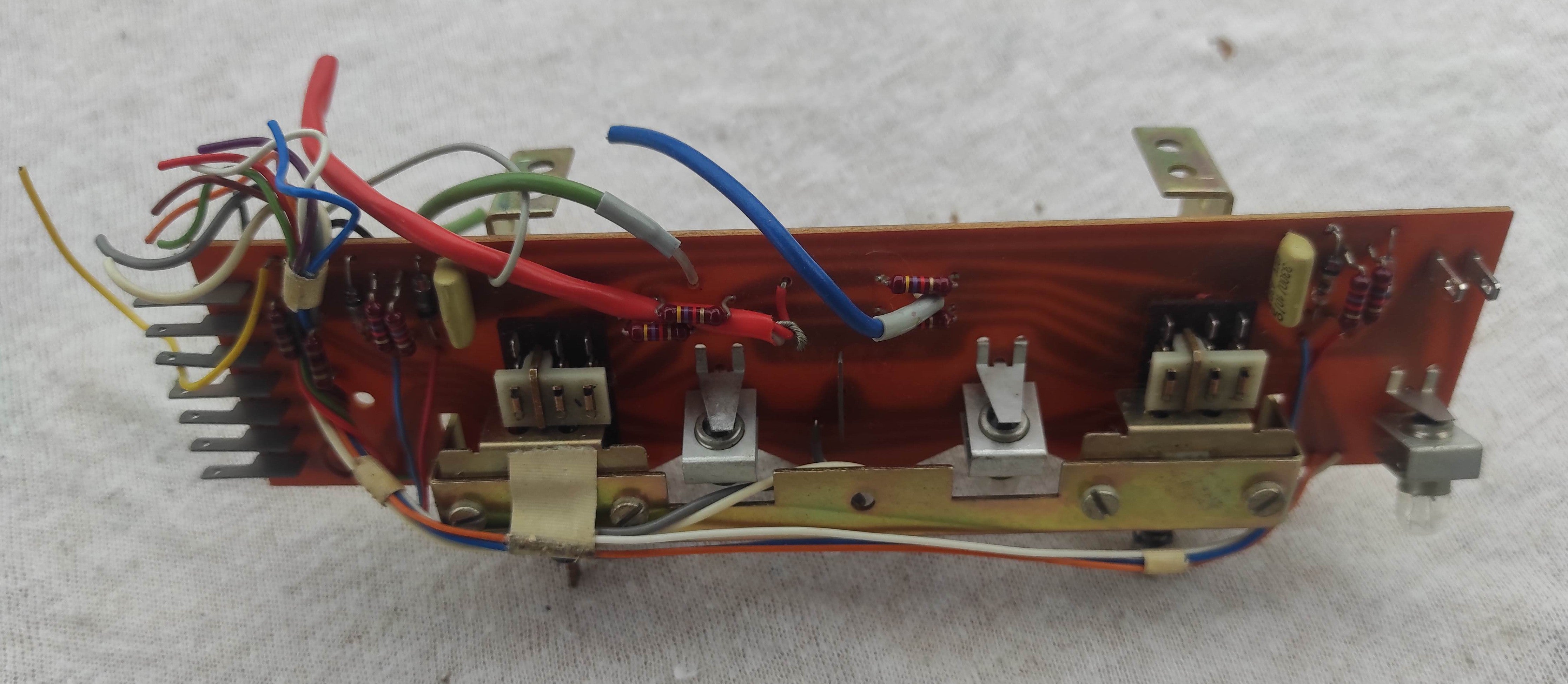 ReVox A77 RECORD INPUT METER PCB 1.077.480-01 used, not tested #1