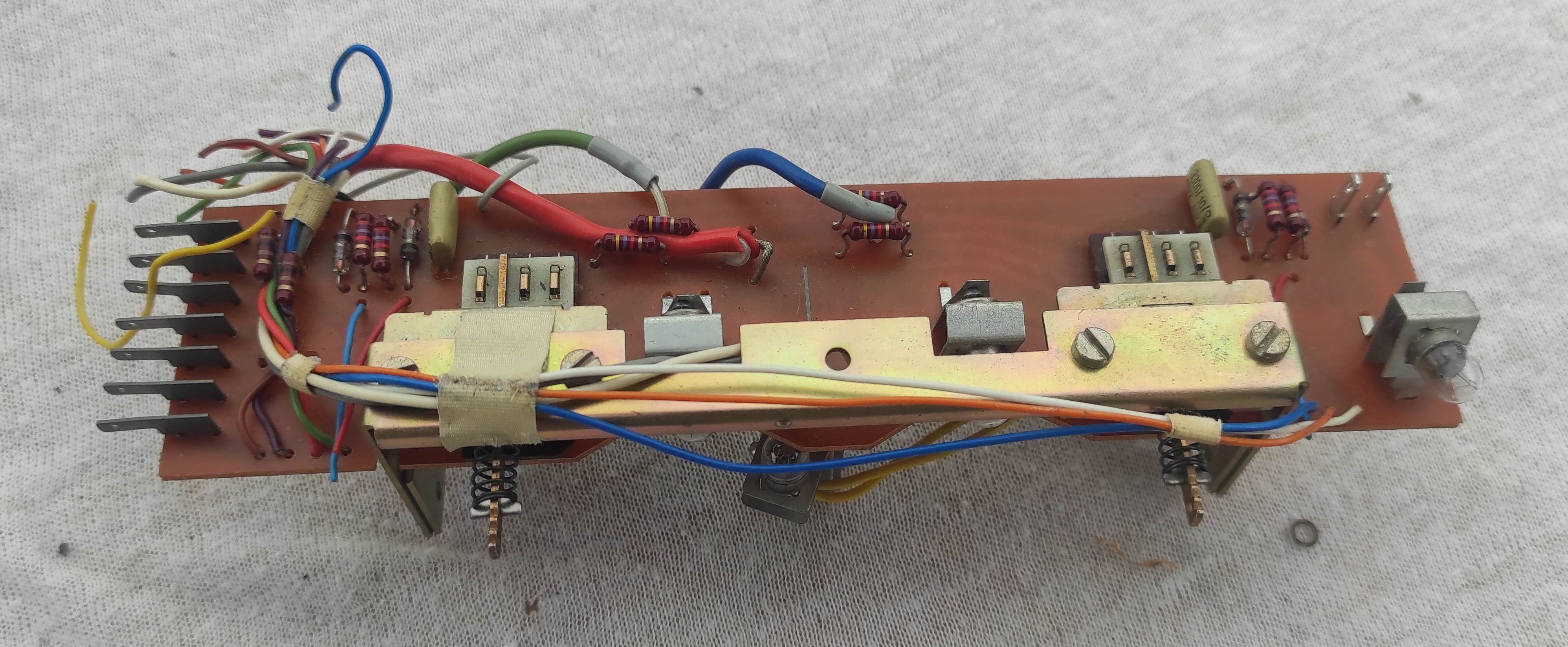 ReVox A77 RECORD INPUT METER PCB 1.077.480-01 used, not tested #1
