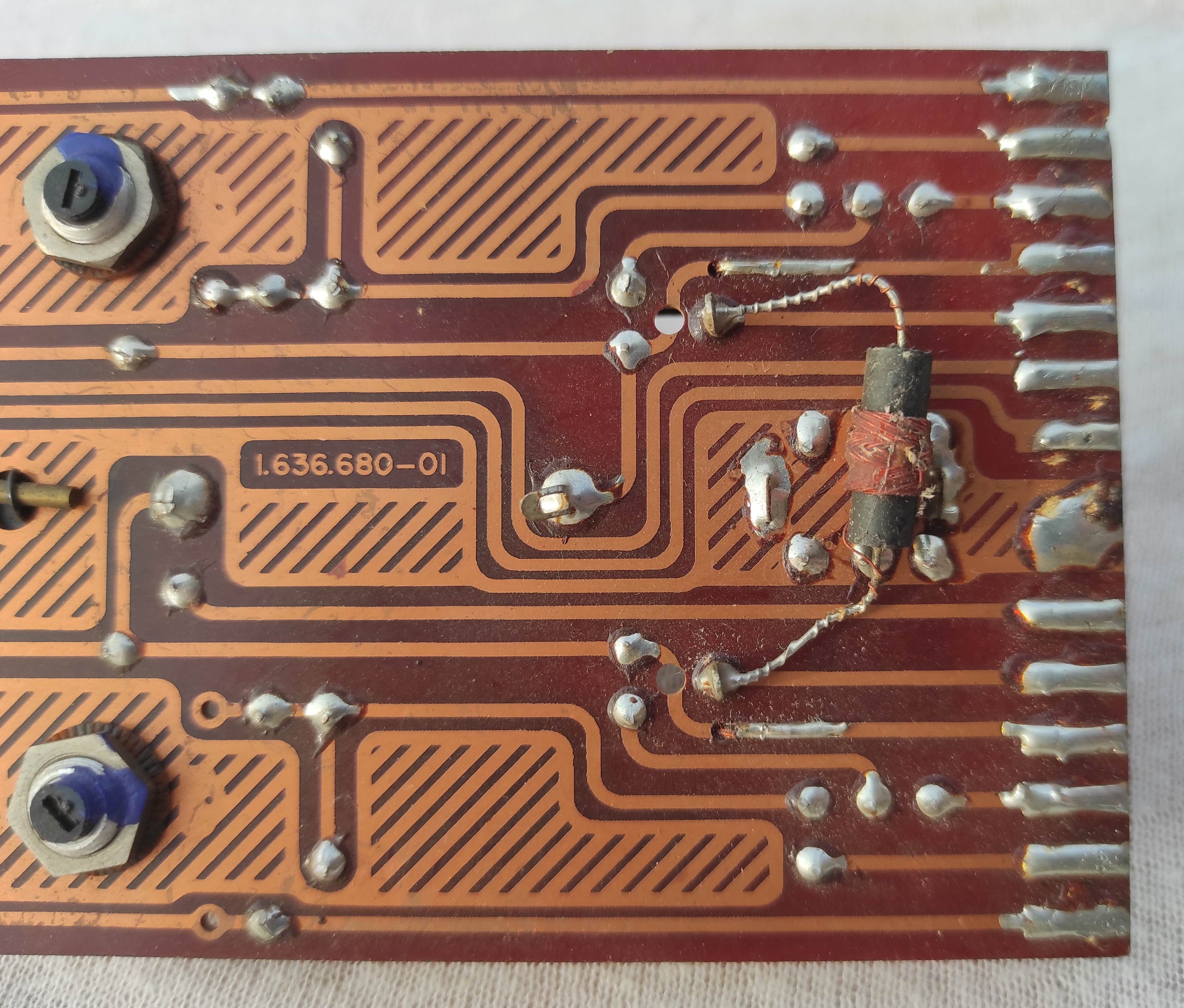 ReVox G36 control PCB 1.636.680-01 not tested