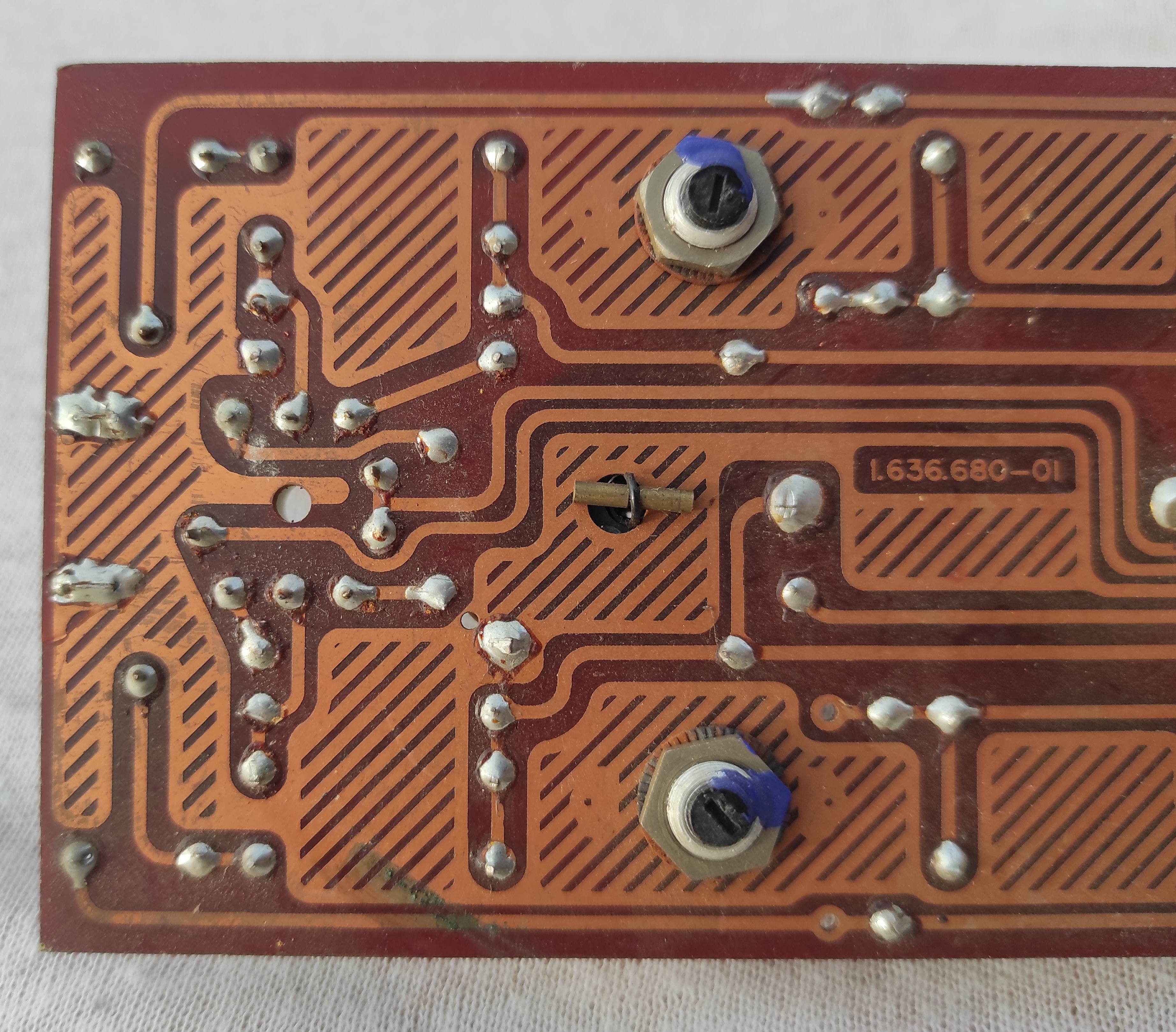 ReVox G36 control PCB 1.636.680-01 not tested