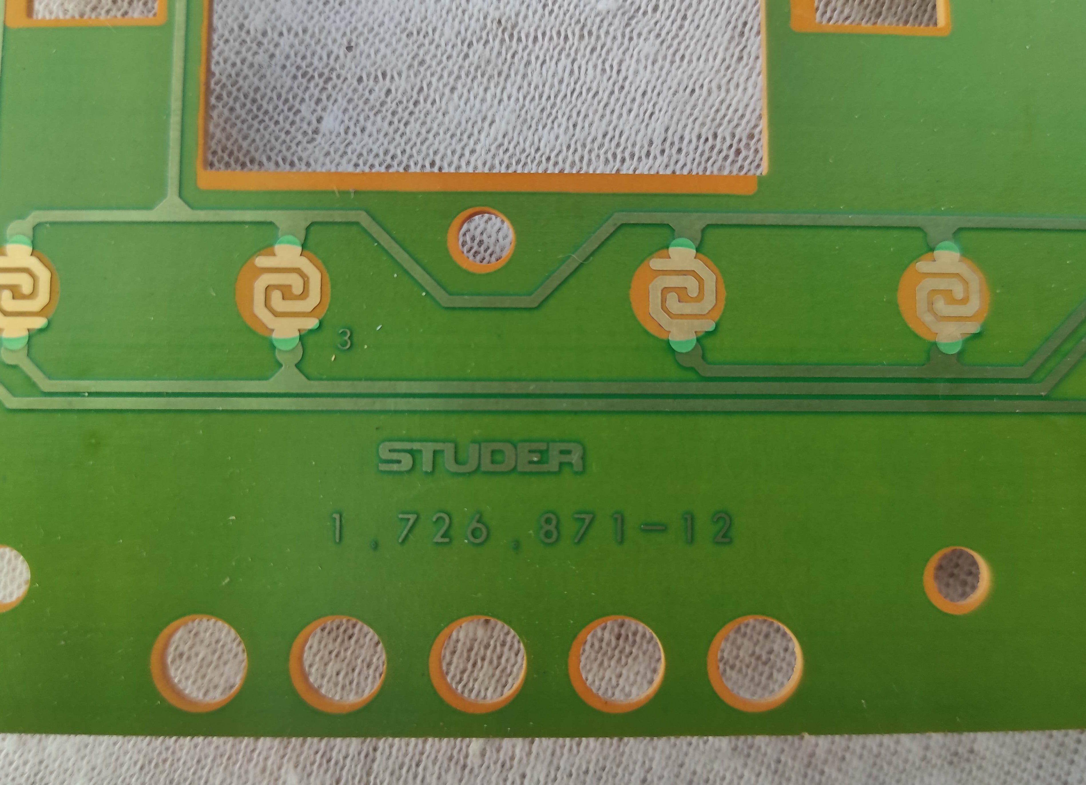 ReVox B261 1.726.871-12 PCB control keys used