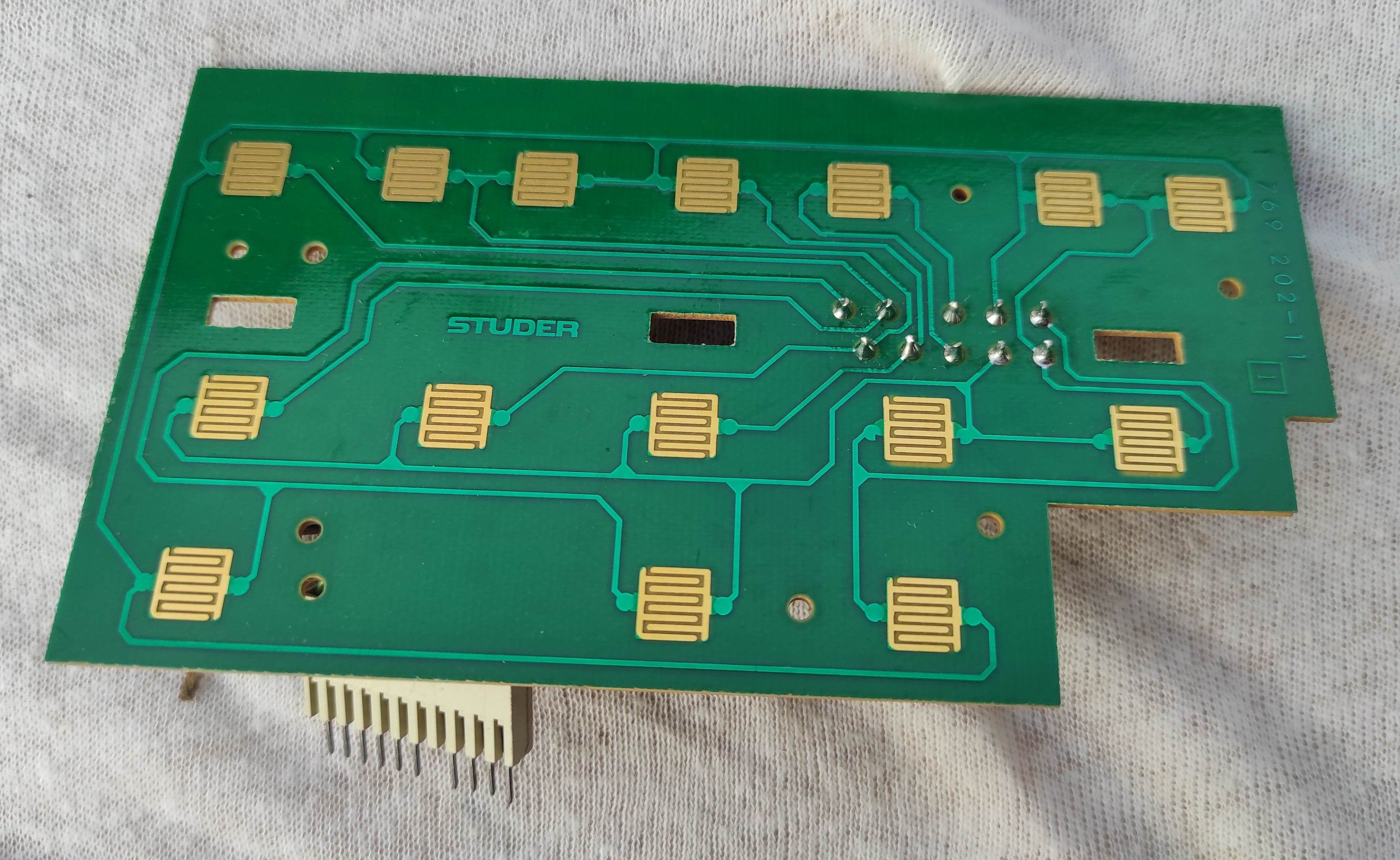 ReVox B226 1.769.202-11 PCB service control keys used