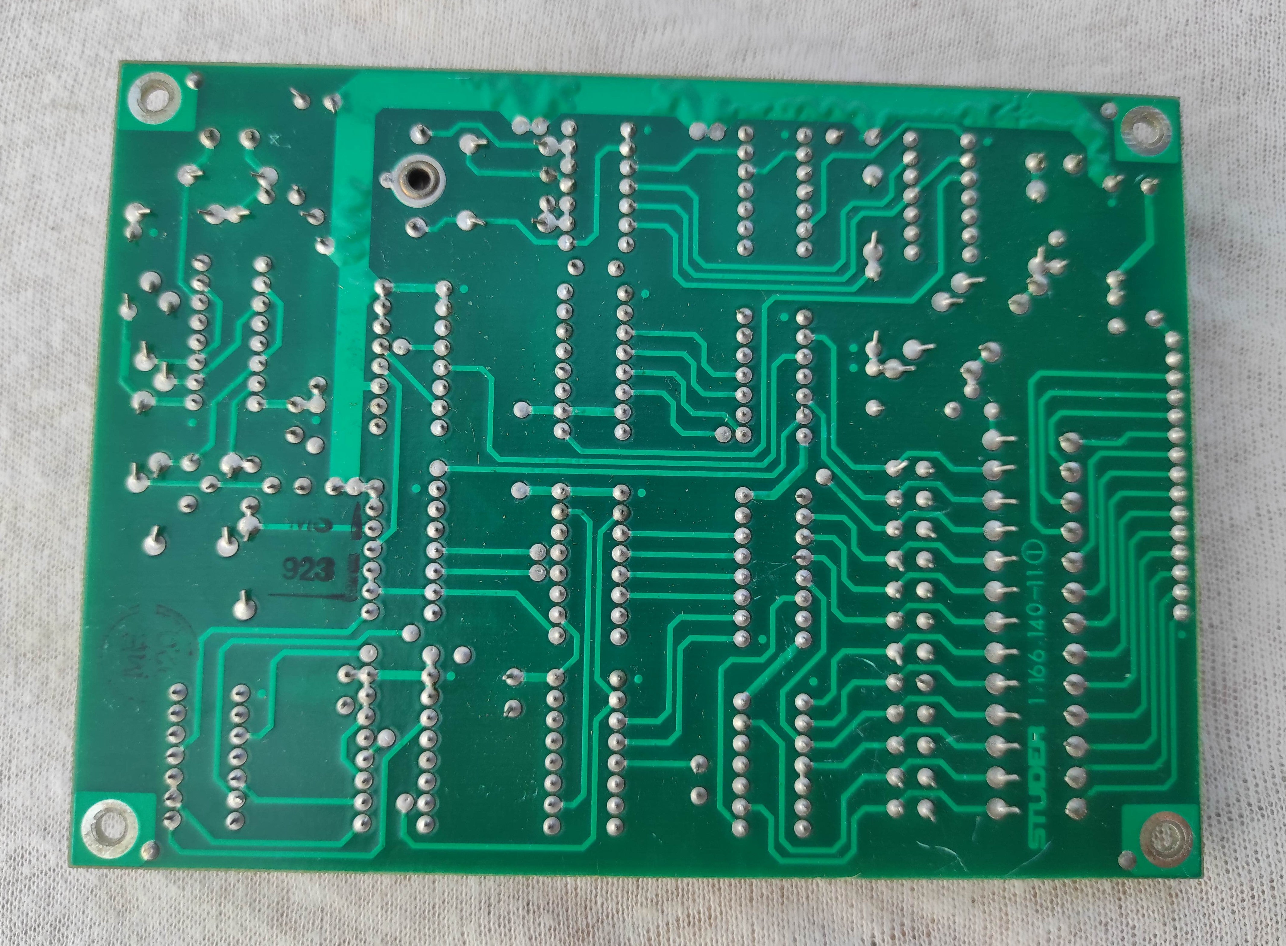 ReVox B760 1.166.140-11 synthesizer PCB, not tested, traces of corrosion #2