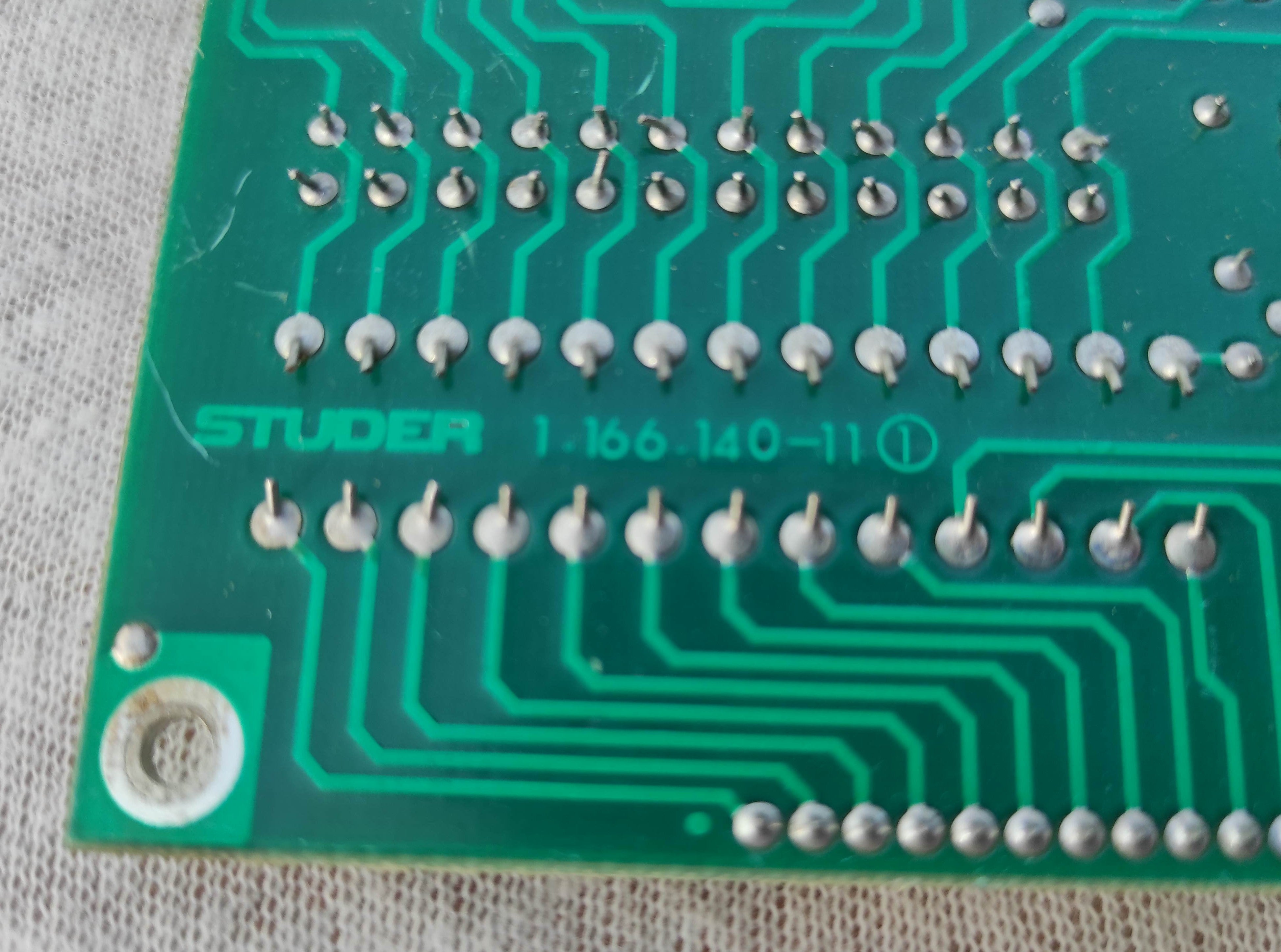 ReVox B760 1.166.140-11 synthesizer PCB, not tested, traces of corrosion #2