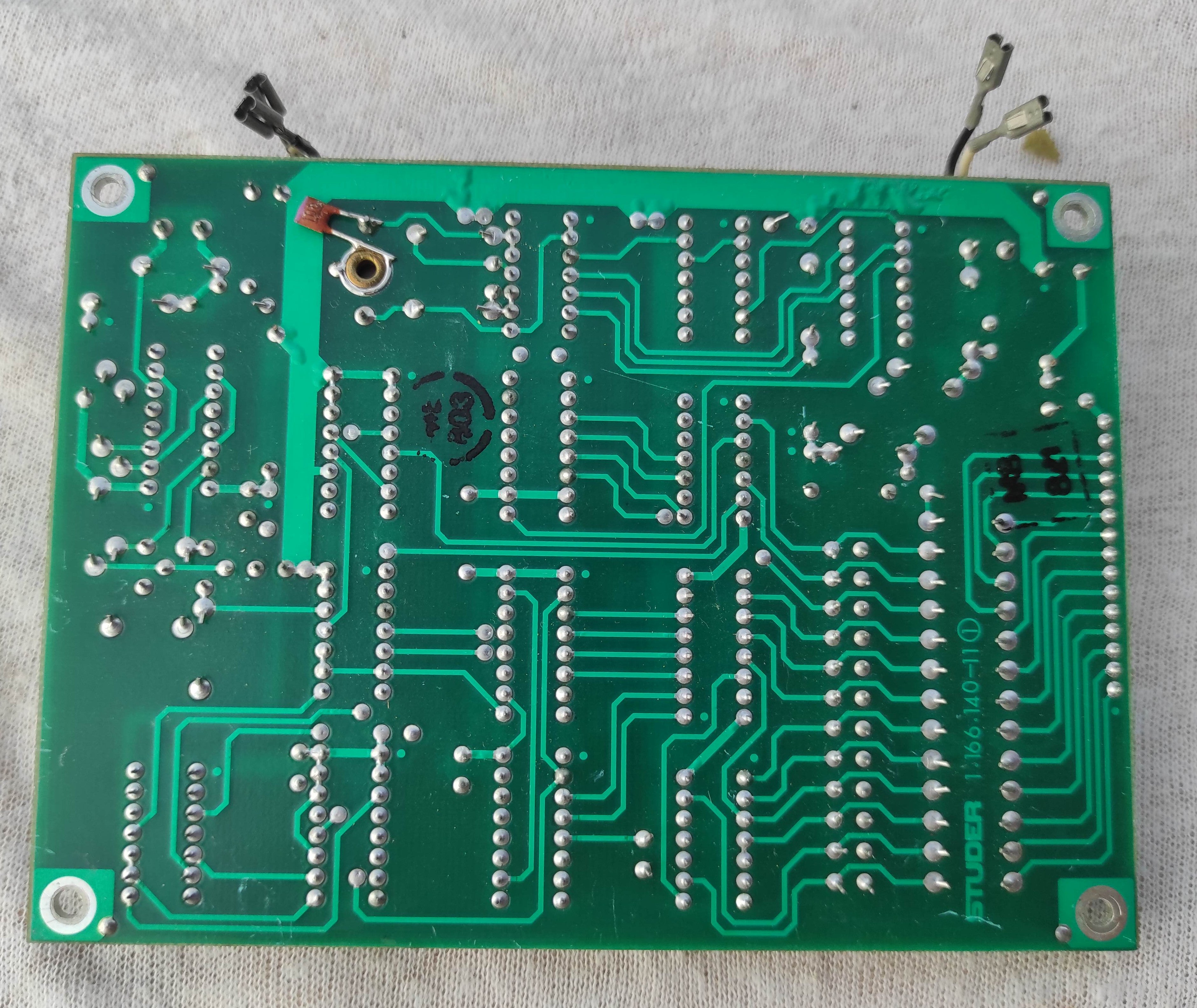 ReVox B760 1.166.140-11 synthesizer PCB, not tested, traces of corrosion #1