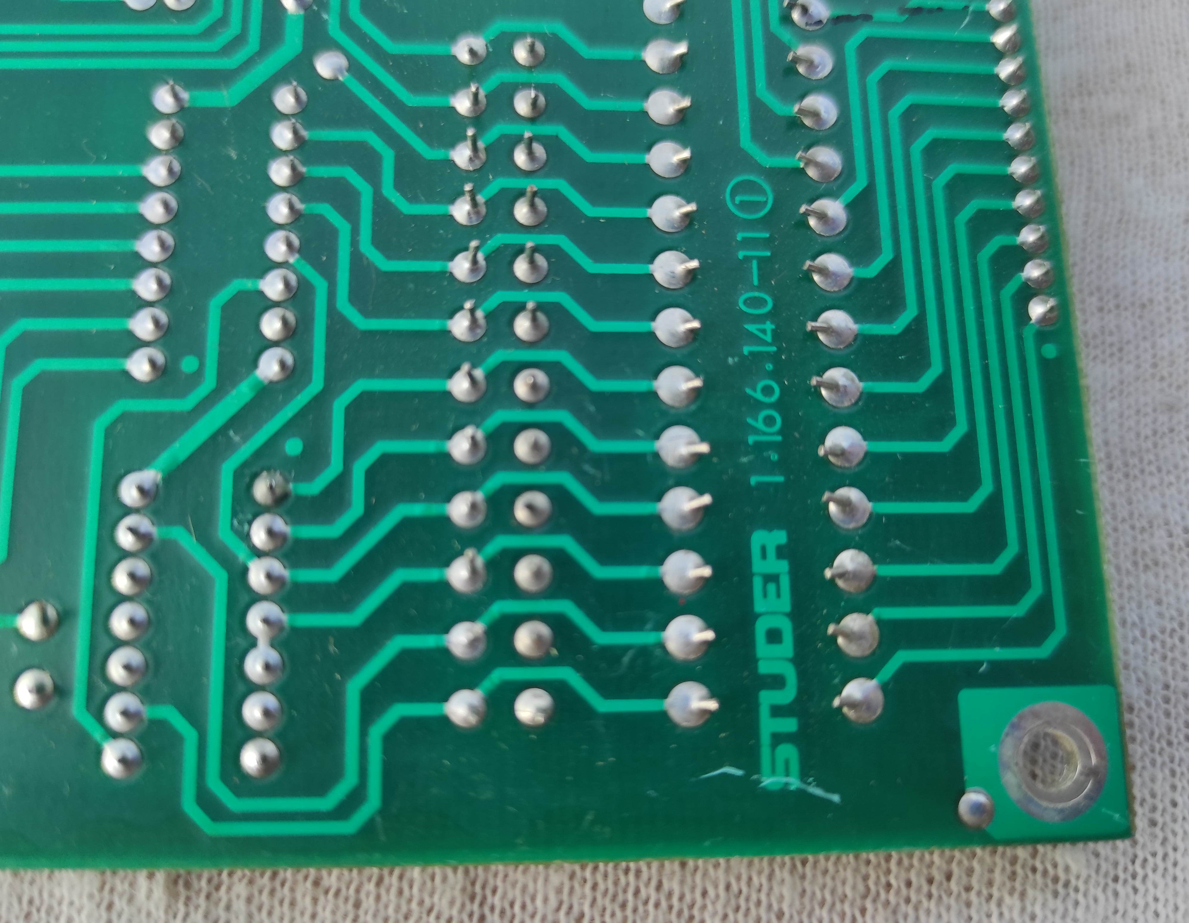 ReVox B760 1.166.140-11 synthesizer PCB, not tested, traces of corrosion #1