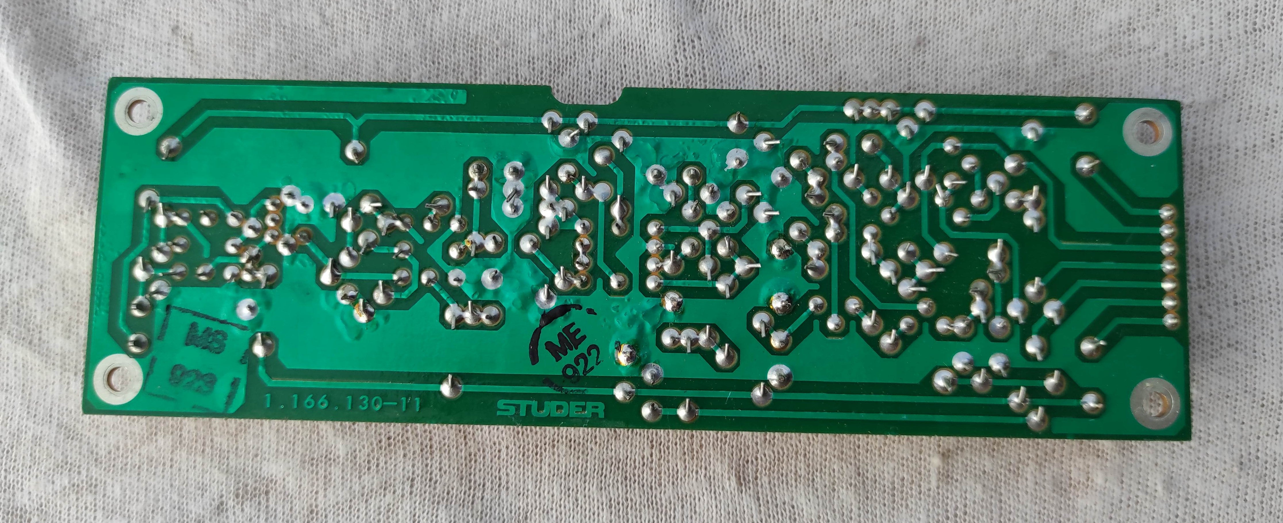 ReVox B760 1.166.130-11 PCB FM demodulator not tested, traces of corrosion