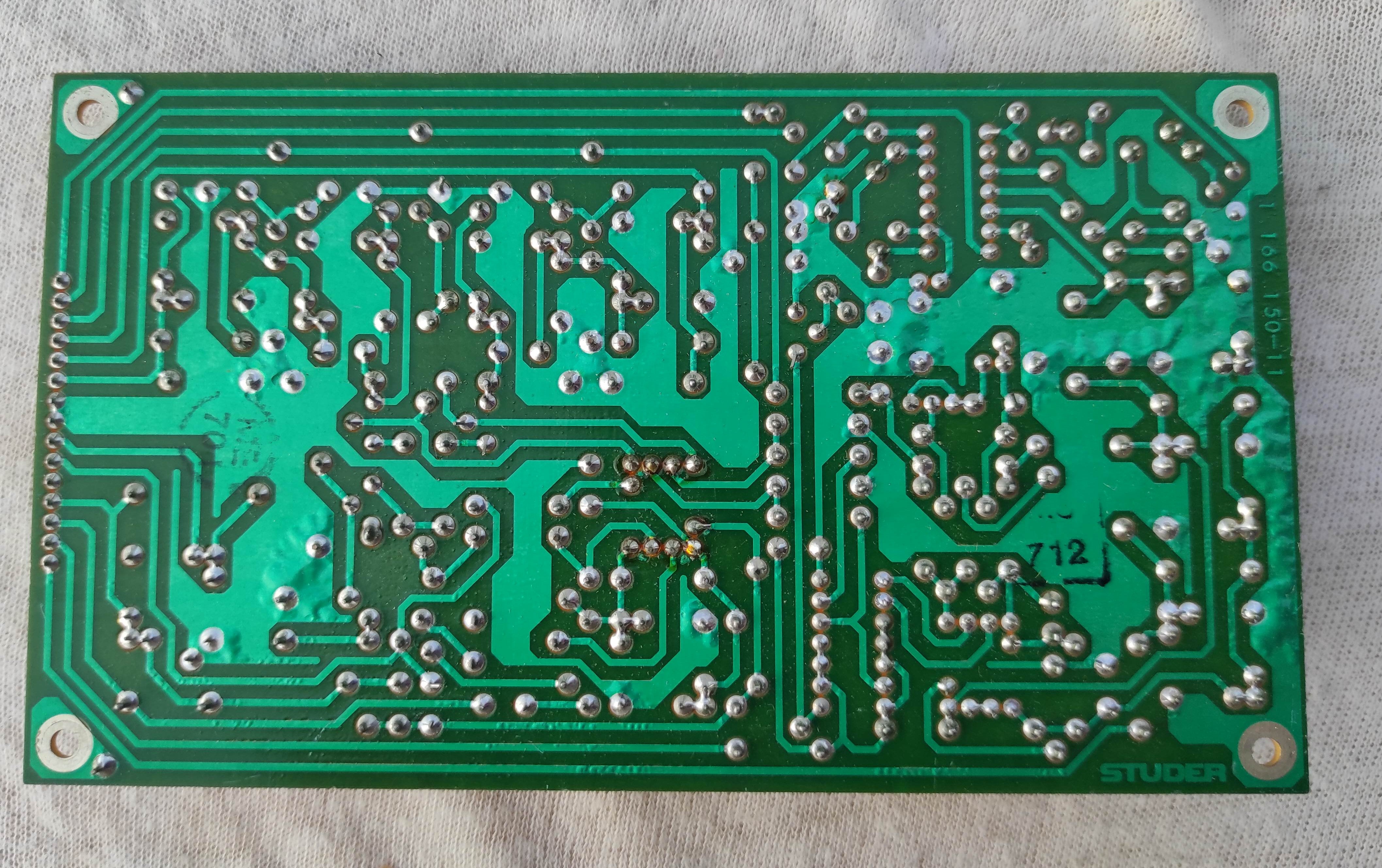 ReVox B760 1.166.150-11 PCB stereo decoder not tested, traces of corrosion