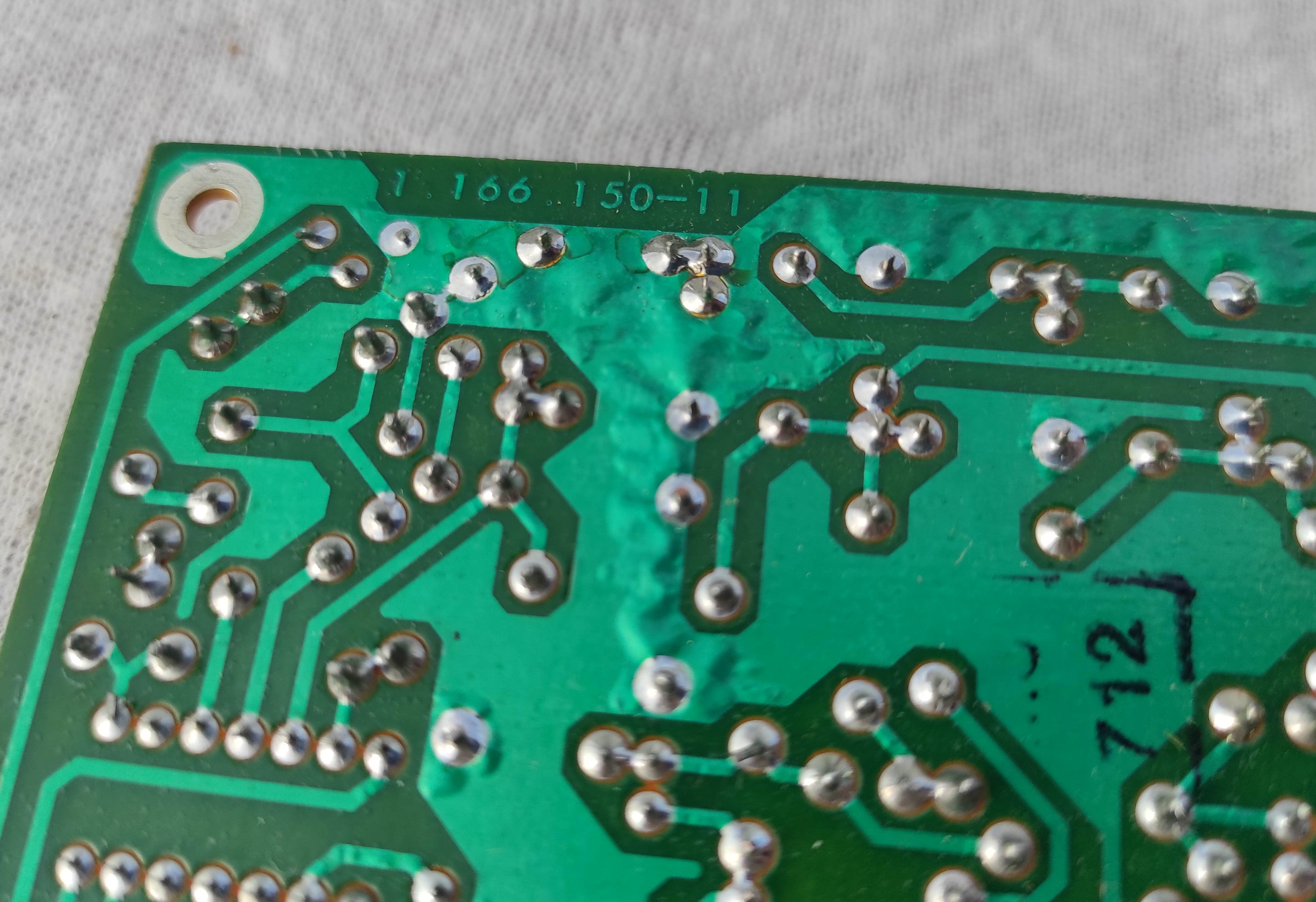 ReVox B760 1.166.150-11 PCB stereo decoder not tested, traces of corrosion